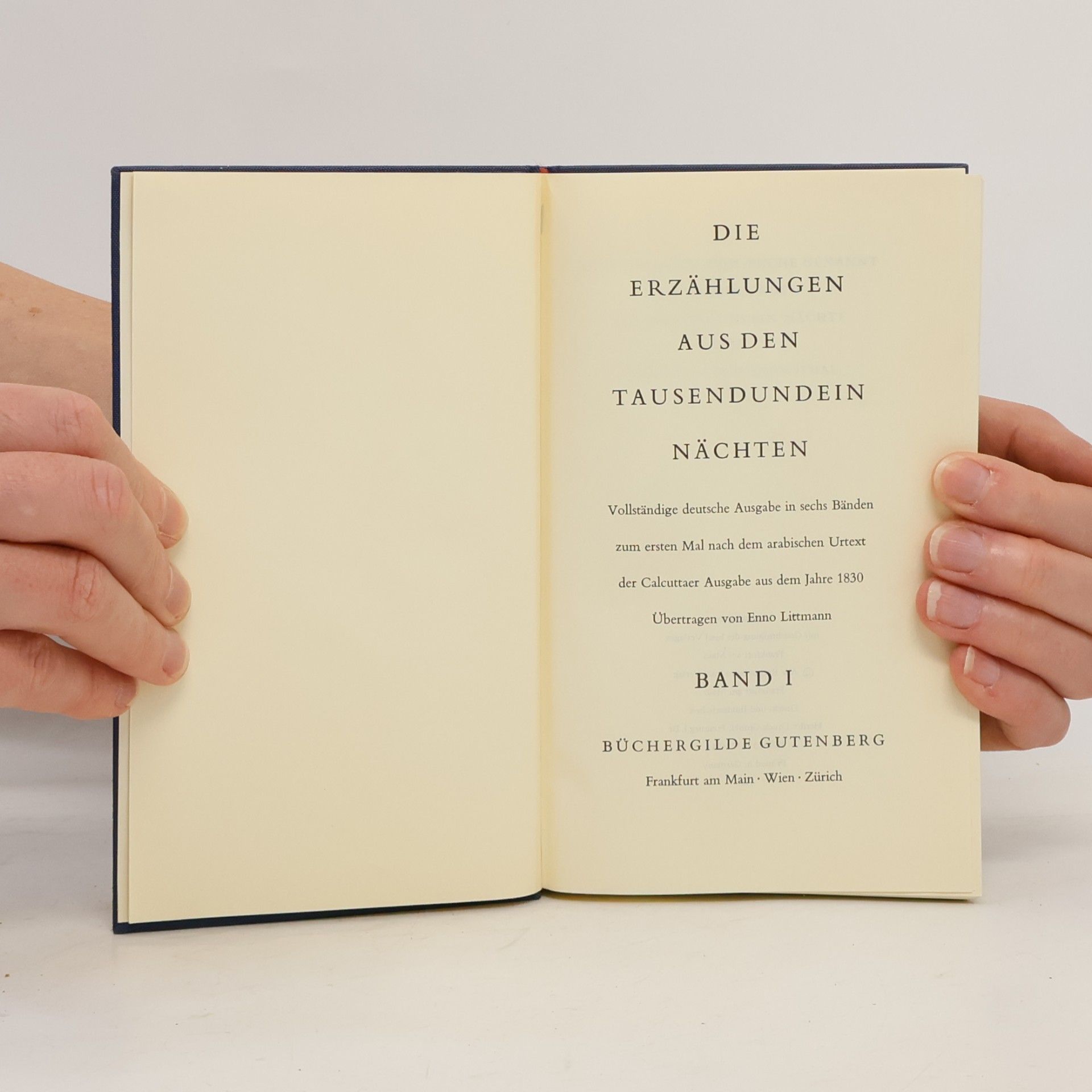 Autorenkollektiv Die Erzählungen aus den Tausendundein Nächten. Band I.