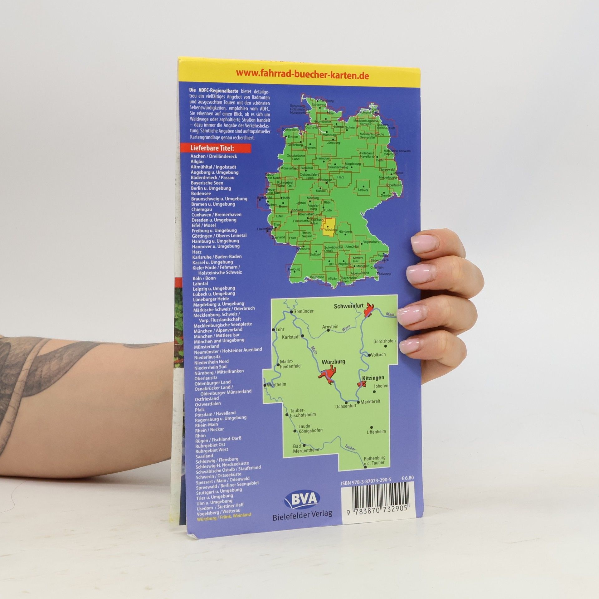 ADFC Regionalkarten, Würzburg: Zwischen Schweinfurt und Rothenburg, Wertheim und Kitzingen. Alle Radtouren für Wochenendtour und Tagesausflug! Mit ... Fahrrad-Club (ADFC-Regionalkarte 1:75000)