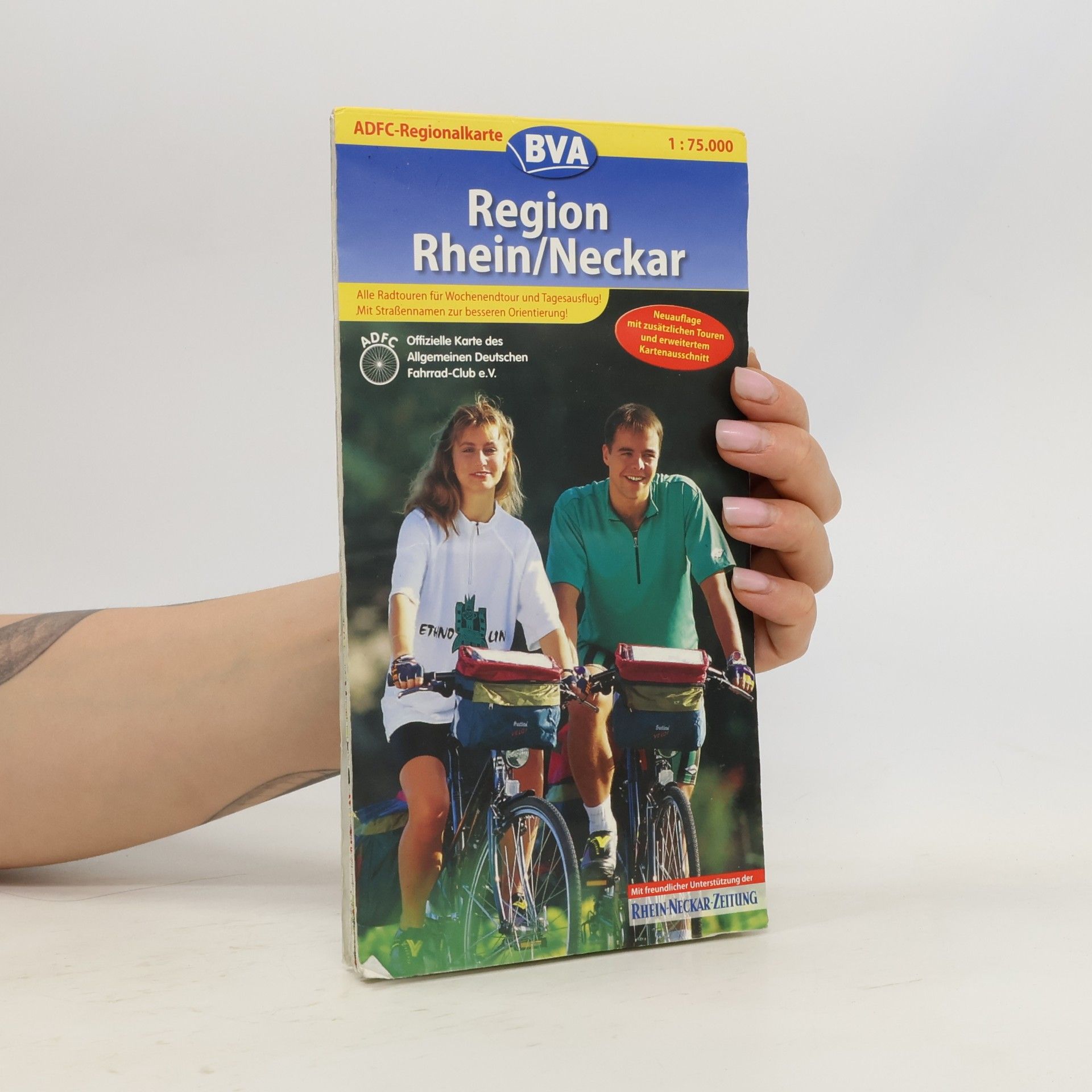 Autorenkollektiv ADFC Regionalkarten, Region Rhein/Neckar: ADFC-Regionalkarte 1:75000