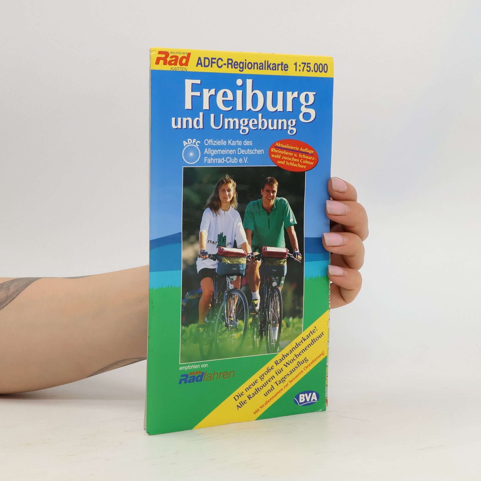 Autorenkollektiv ADFC-Regionalkarte Freiburg und Umgebung mit Tagestouren-Vorschlägen, 1:75.000: Rheinebene u. Schwarzwald zwischen Colmar und Schluchsee (ADFC-Regionalkarte 1:75000)