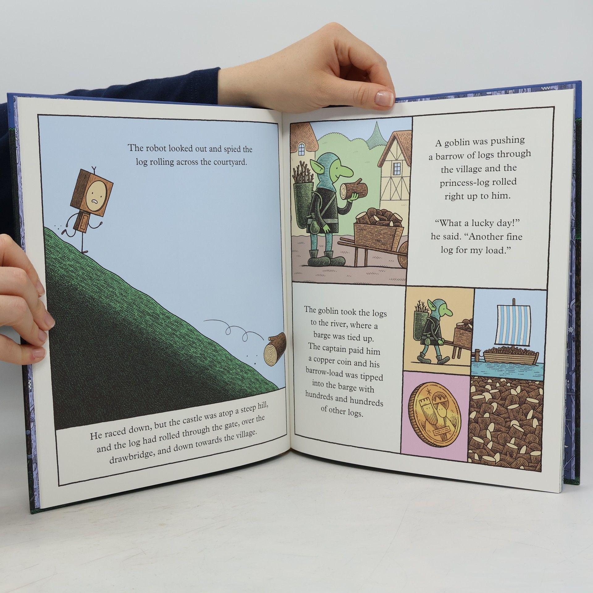 Tom Gauld The Little Wooden Robot and the Log Princess