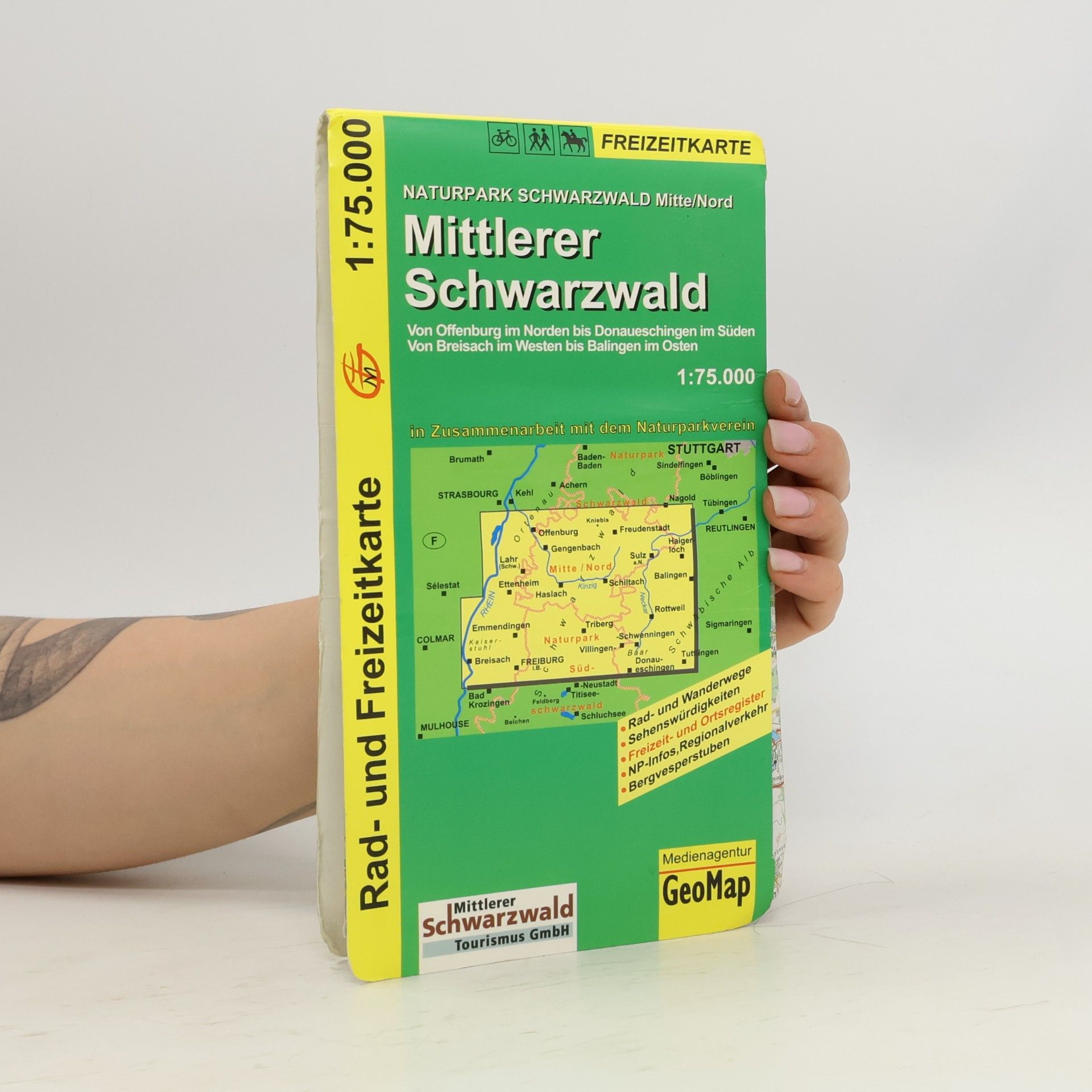 Autorenkollektiv GeoMap Karte Mittlerer Schwarzwald