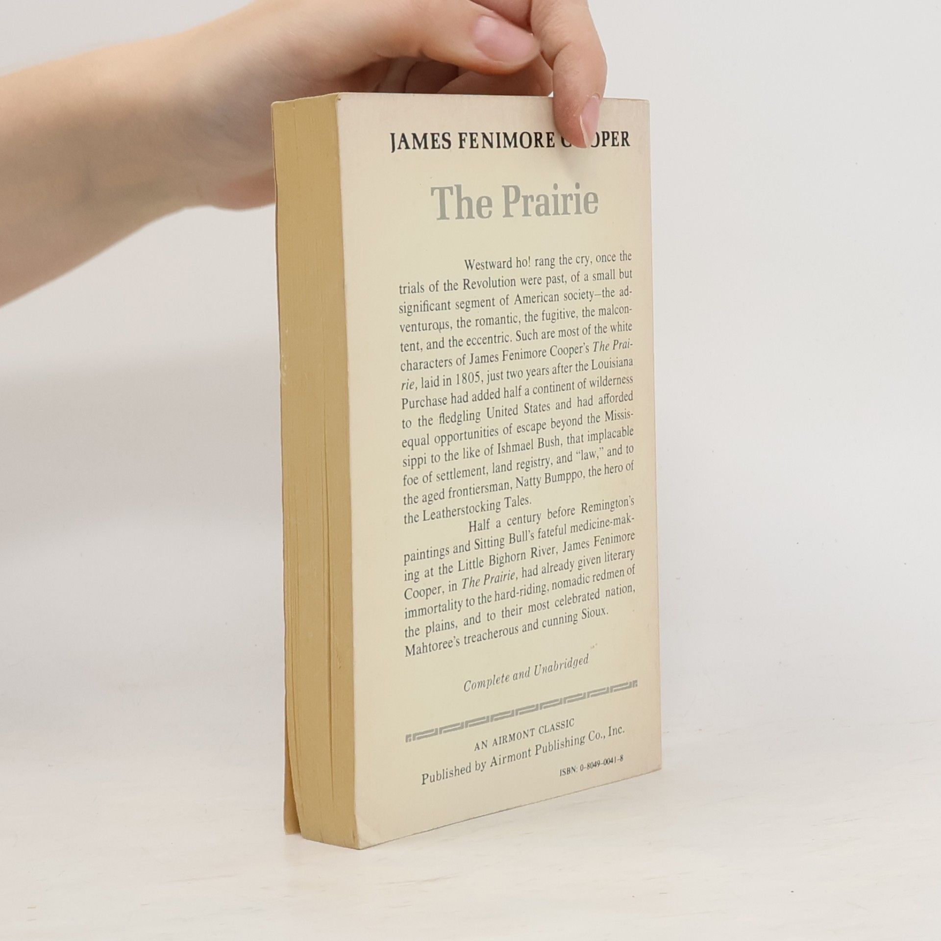 James Fenimore Cooper The Prairie
