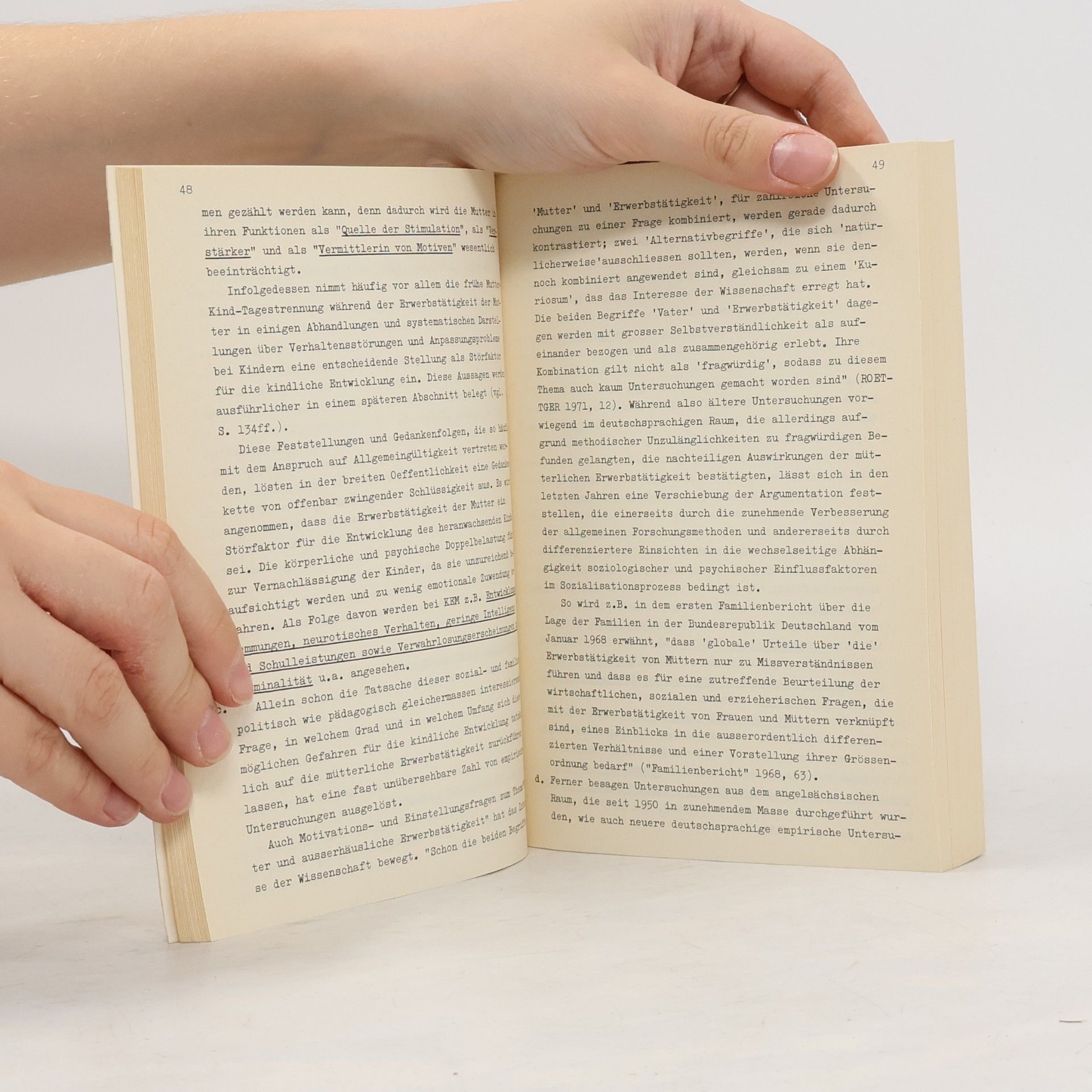 Emmanuel Koliadis Mütterliche Erwerbstätigkeit und kindliche Sozialisation.: Analyse und Auswertung von Befunden empirischer Untersuchungen. (Beltz Bibliothek)