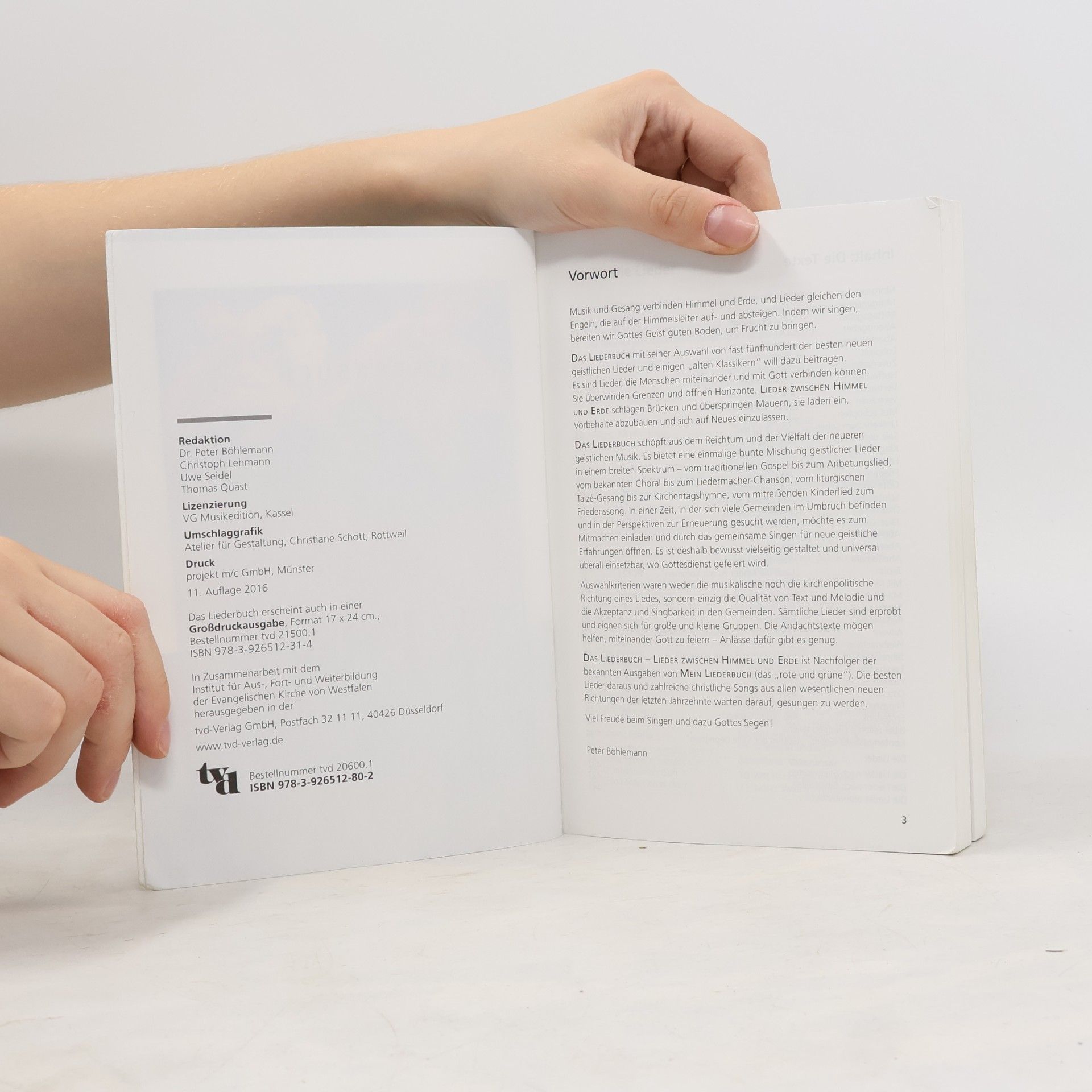 Peter Böhlemann Das Liederbuch, lieder zwischen himmel und erde