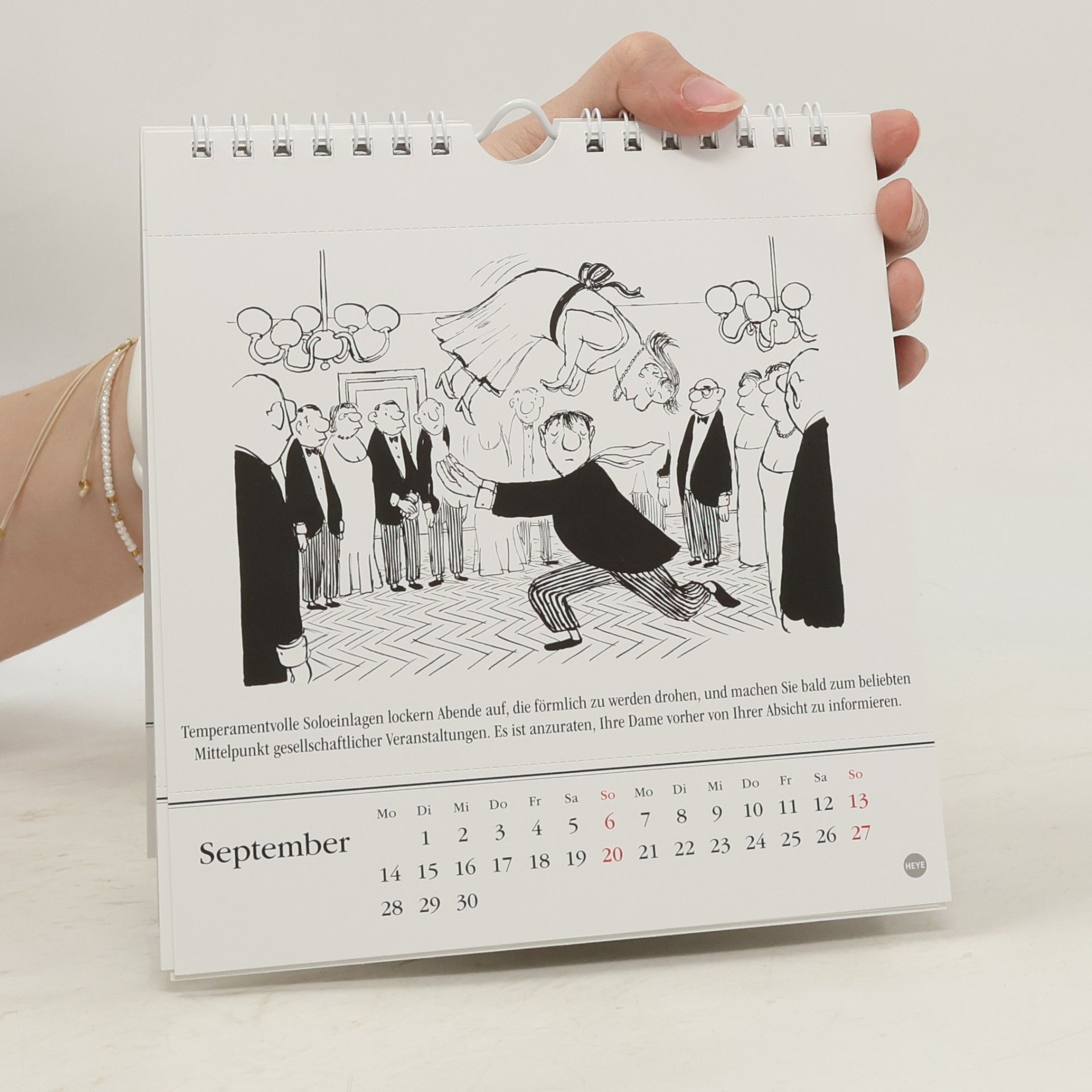 Loriot Postkartenkalender 2026: Humorvoller Kalender zum Aufstellen und Aufhängen. Kultiger Postkarten-Kalender. Kleiner Kalender mit 12 witzigen Postkarten. (Postkartenkalender Heye)