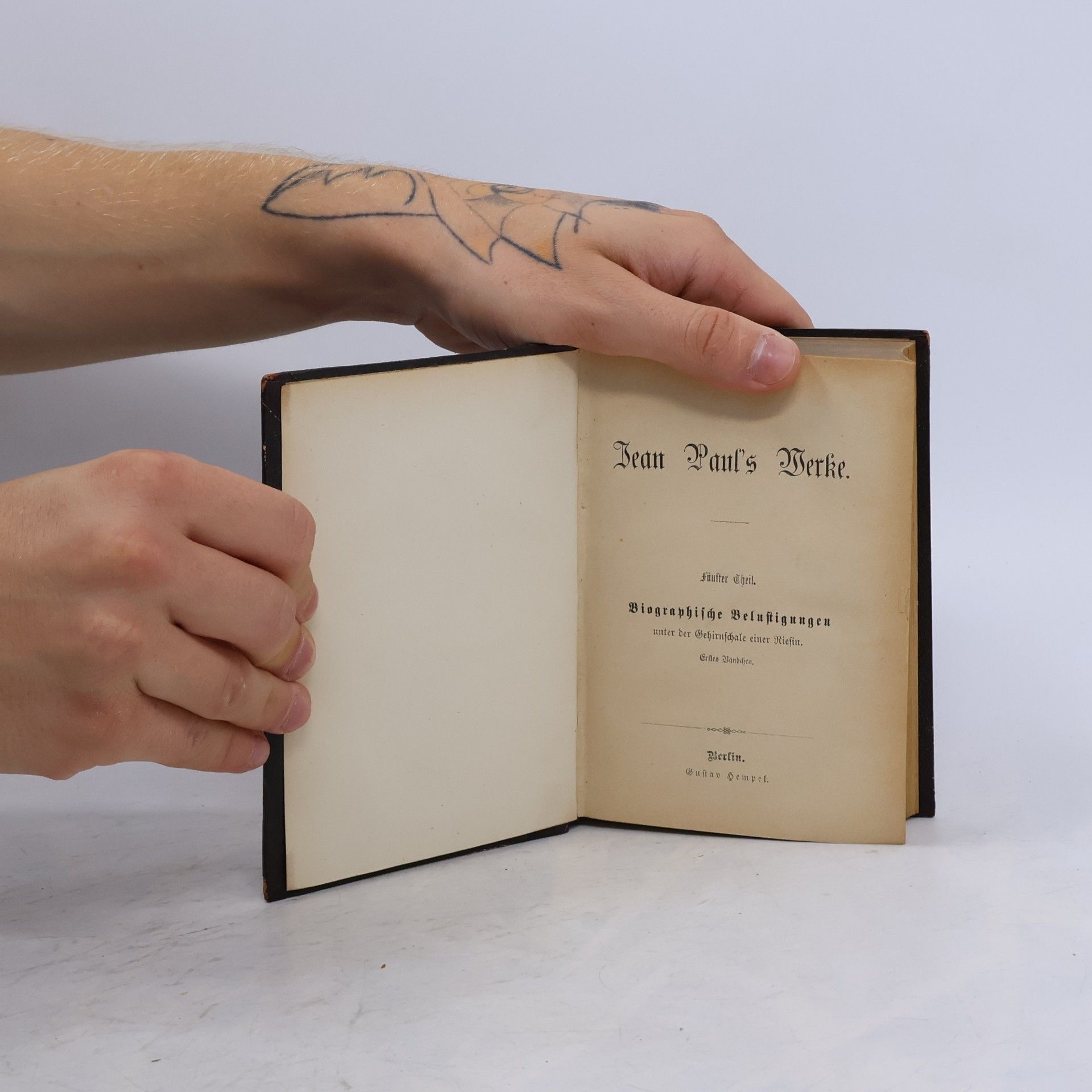 Jean Paul Jean Paul's Werke V. Biographische Belustigungen