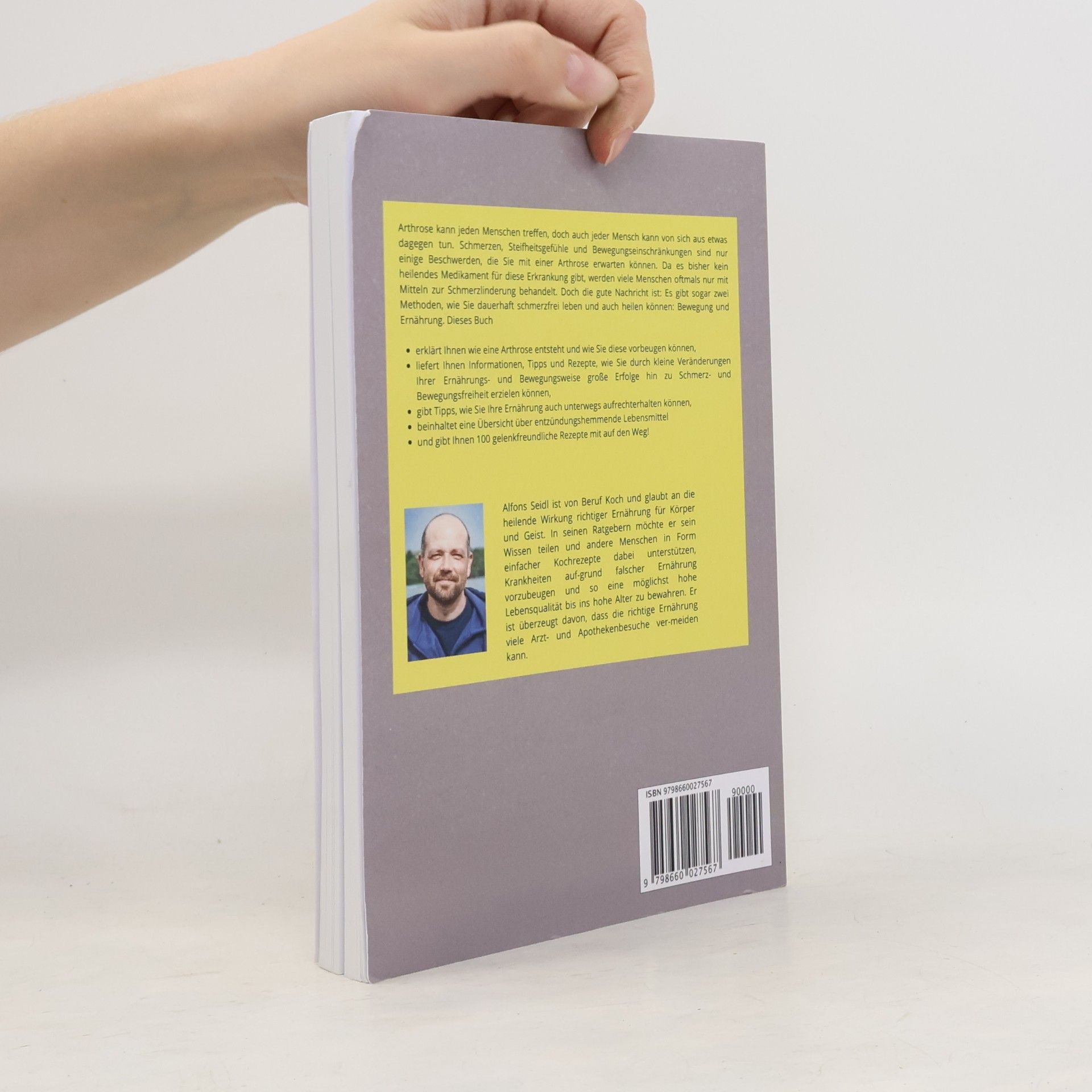 Alfons Seidl Das Arthrose Kochbuch
