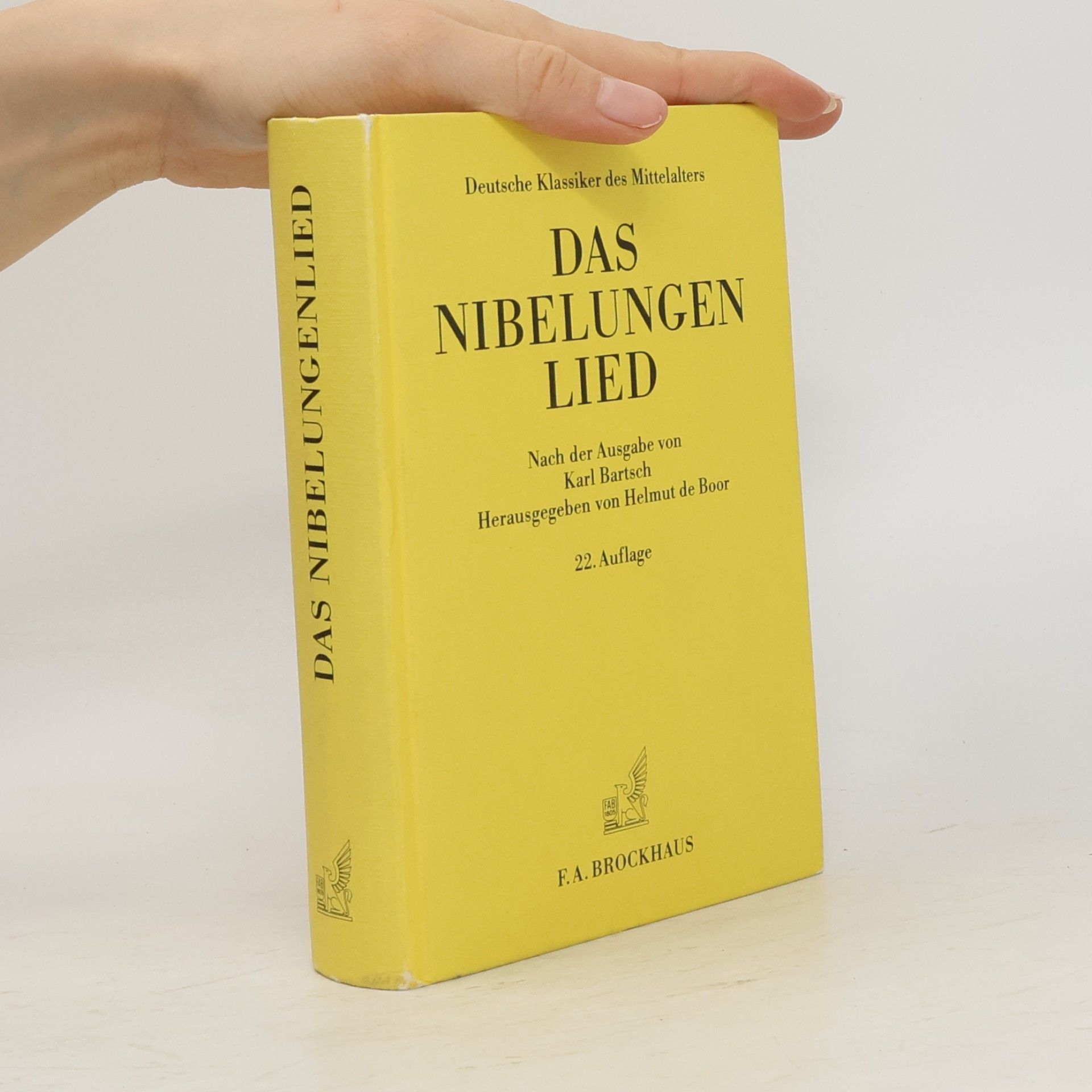 Helmut de Boor Das Nibelungenlied