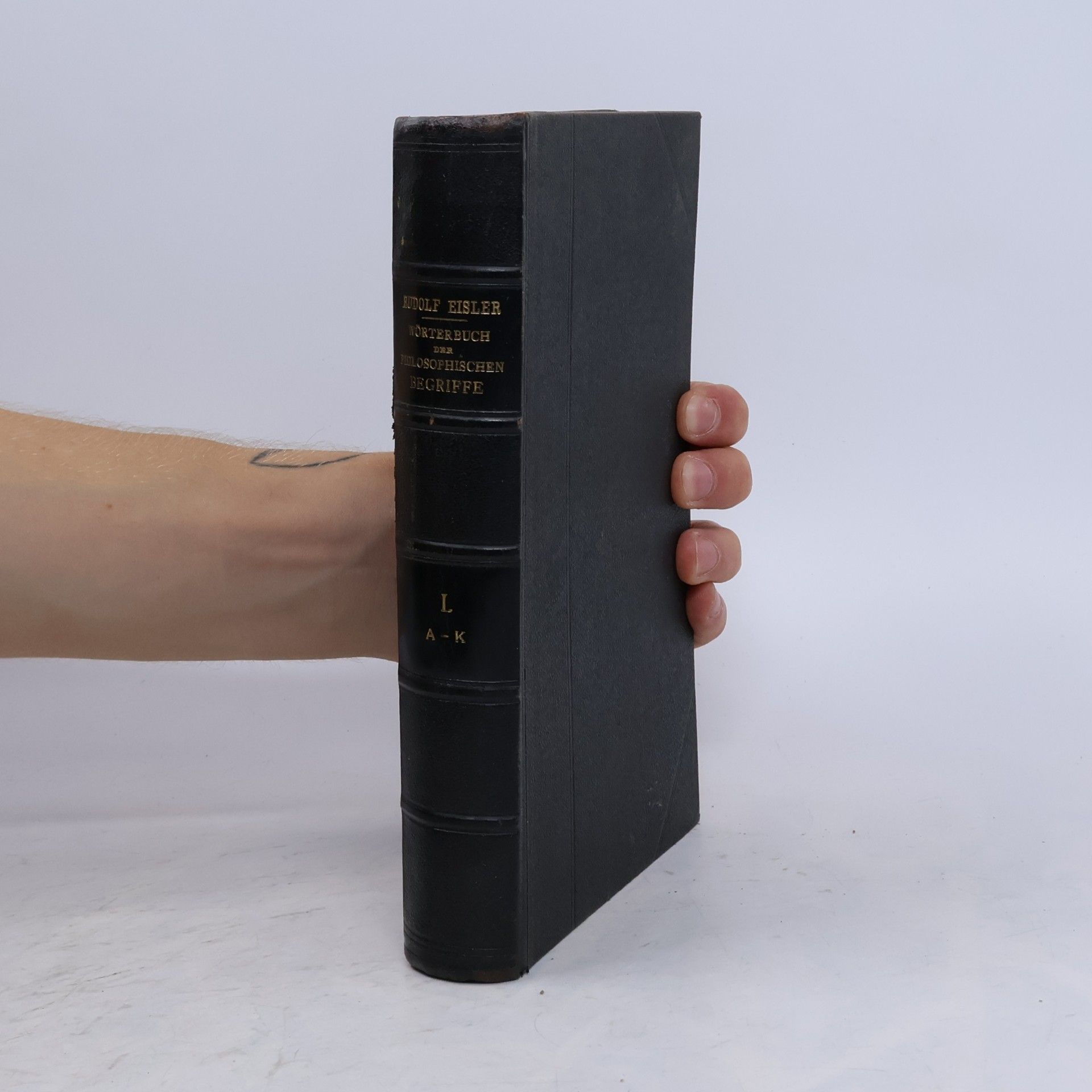 Wörterbuch der philosophischen Begriffe. Band 1: A-K