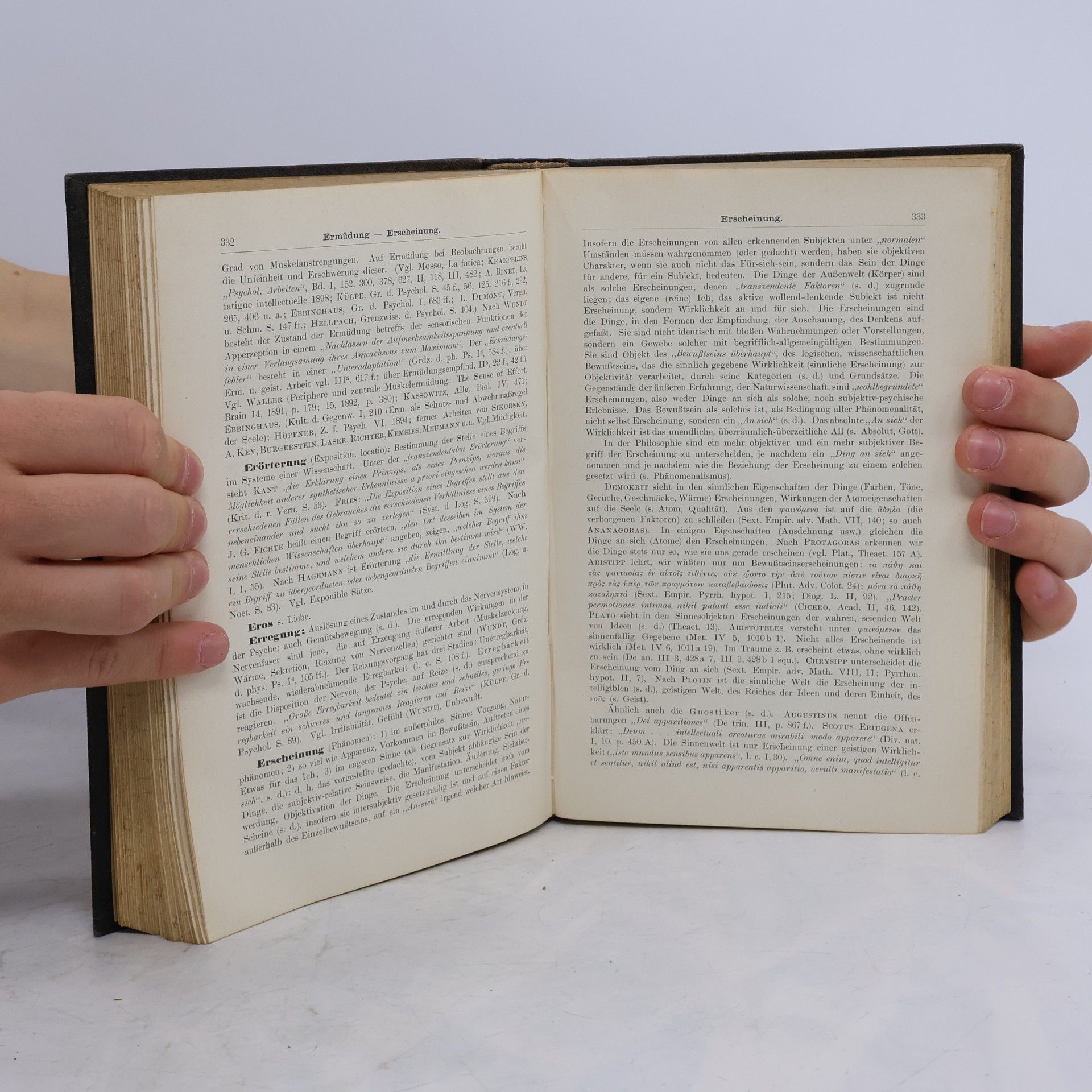 Rudolf Eisler Wörterbuch der philosophischen Begriffe. Band 1: A-K