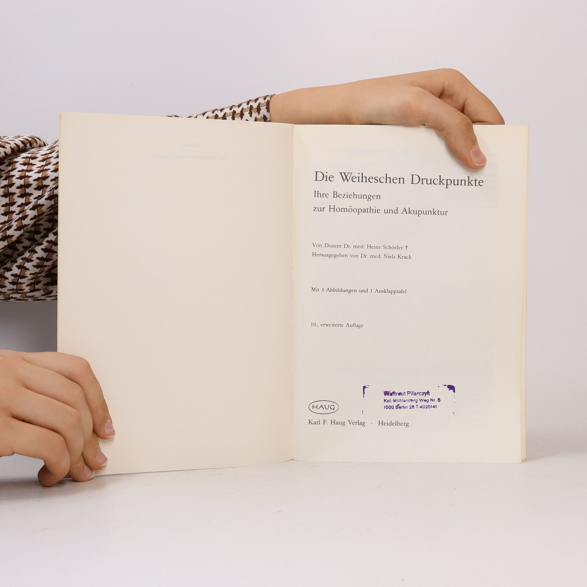 Heinz Schoeler Die Weiheschen Druckpunkte