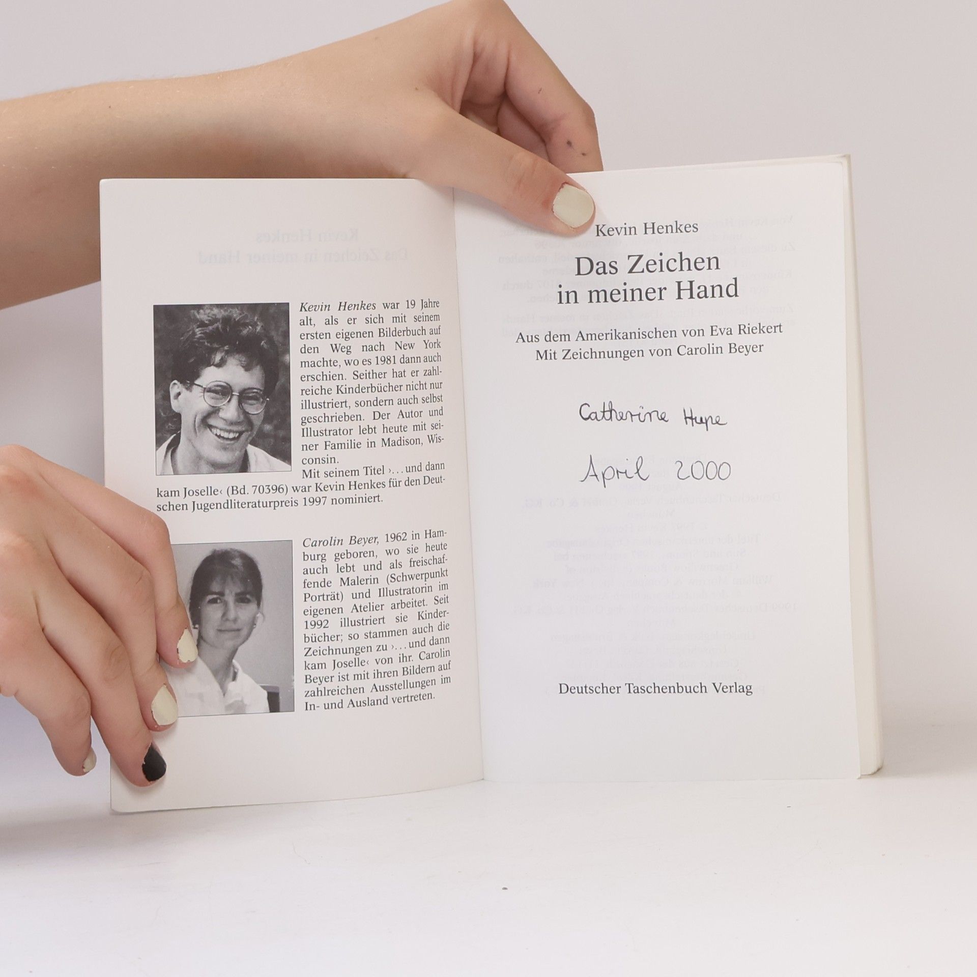Kevin Henkes dtv junior: Das Zeichen in meiner Hand
