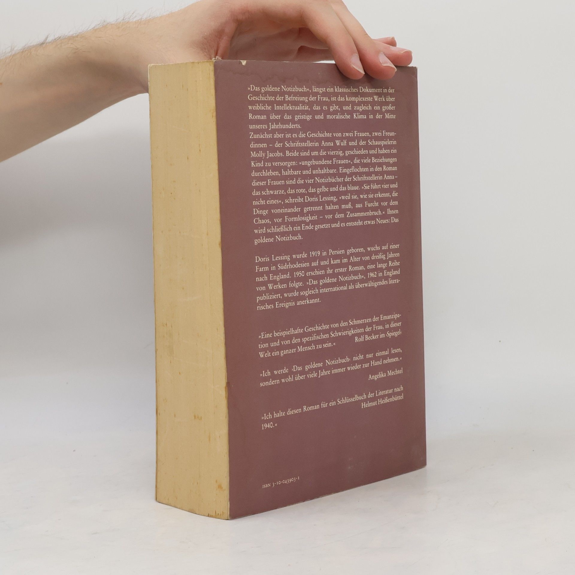 Doris Lessing  Das goldene Notizbuch