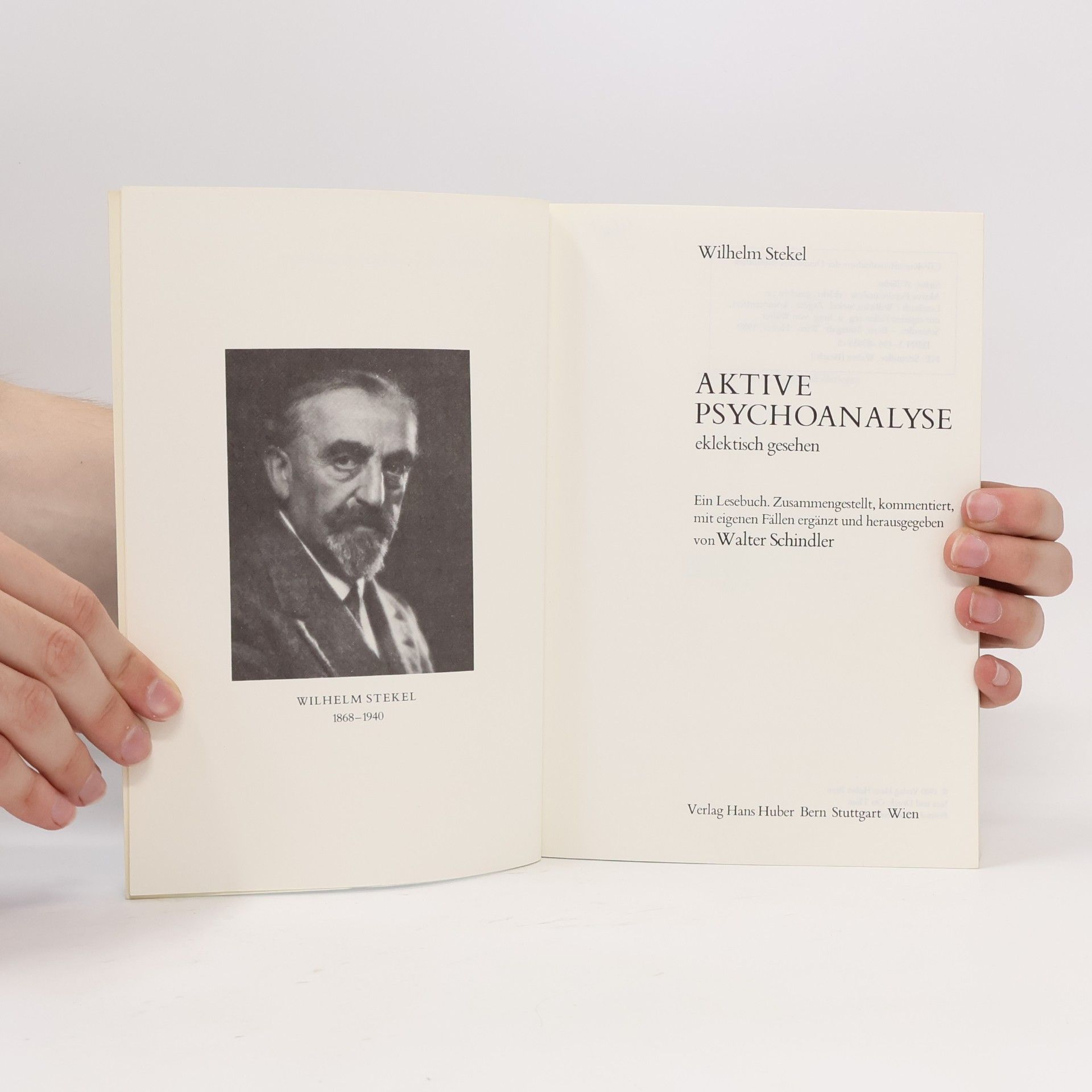 Wilhelm Stekel Aktive Psychoanalyse