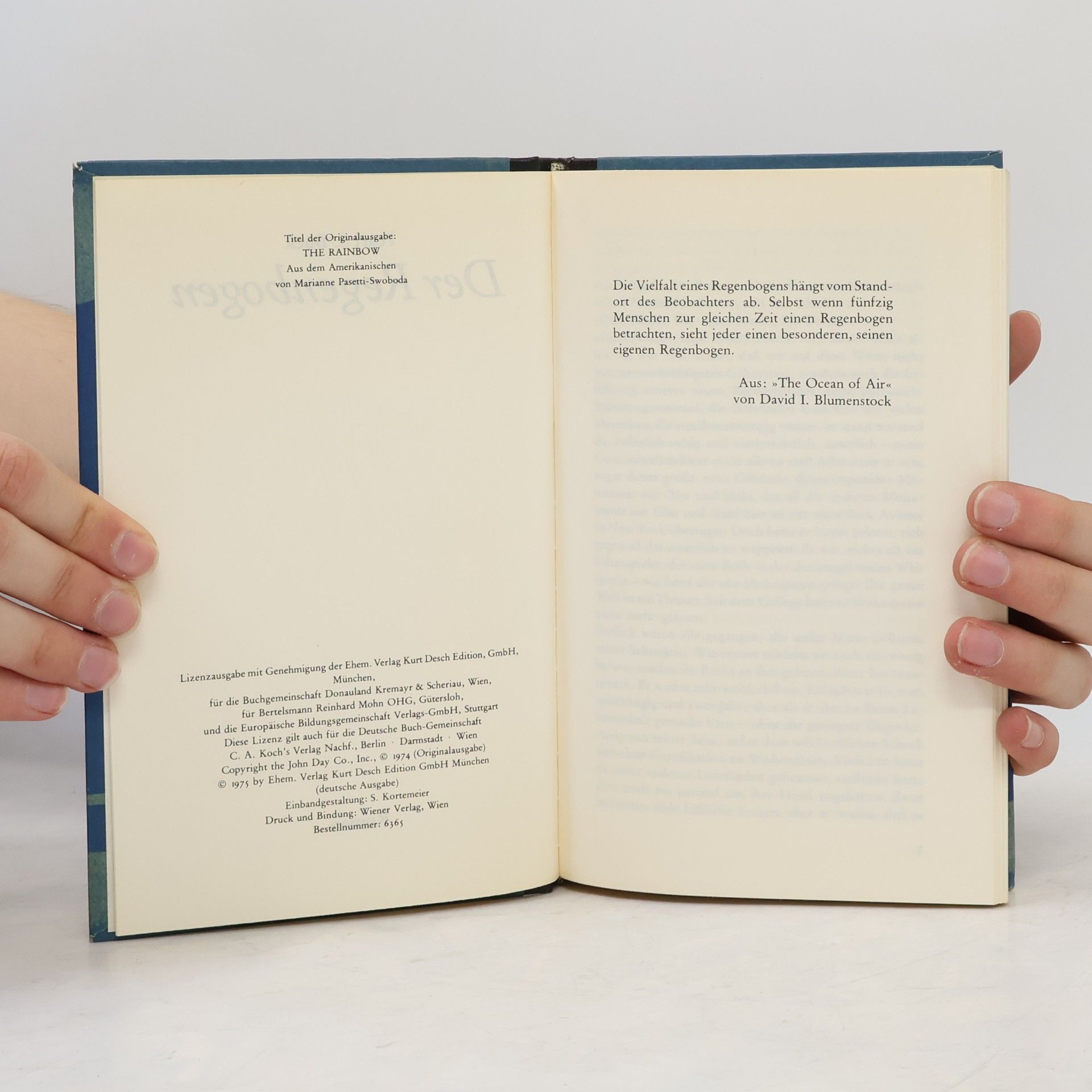 Pearl S. Buck Der Regenbogen