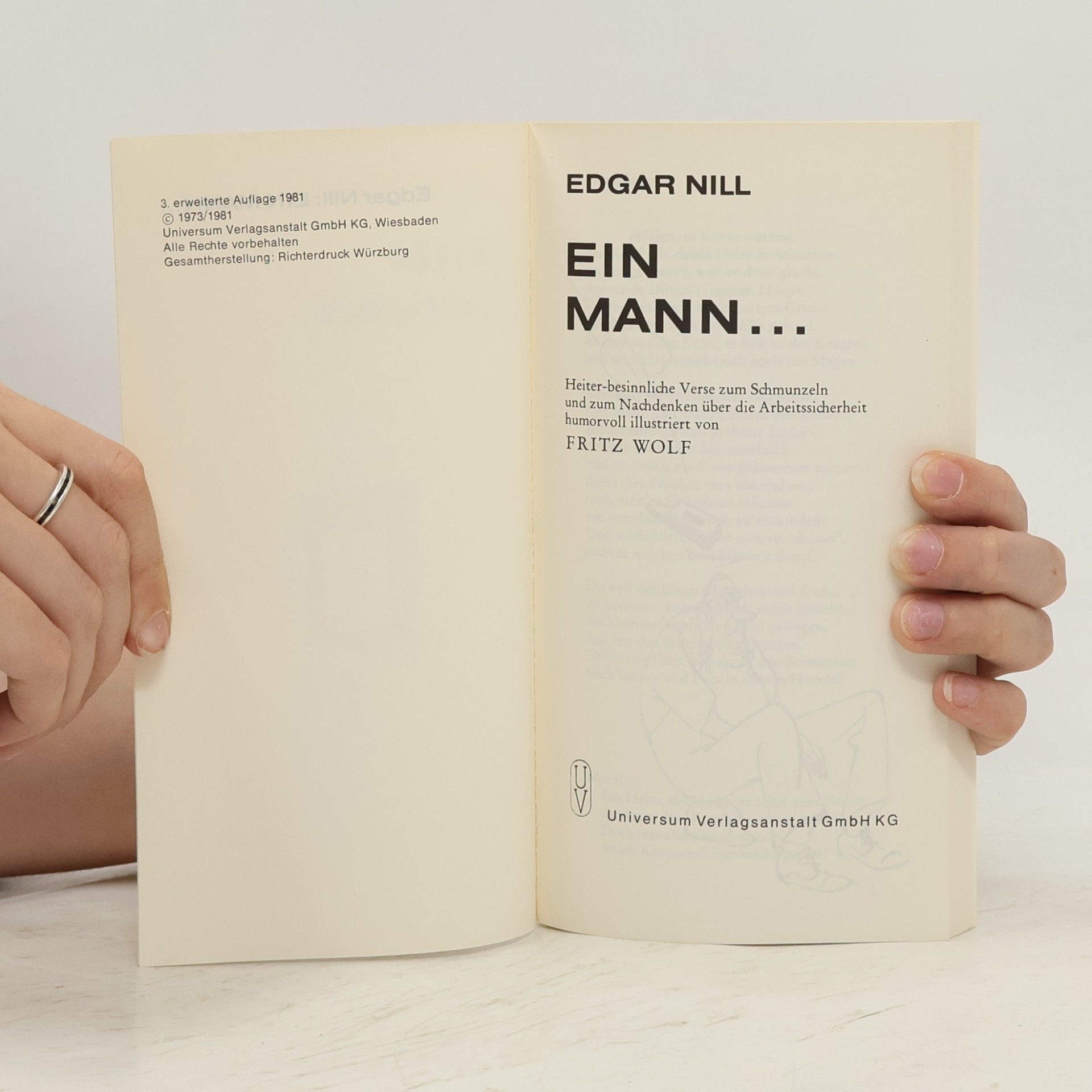 Edgar Nill Ein Mann...