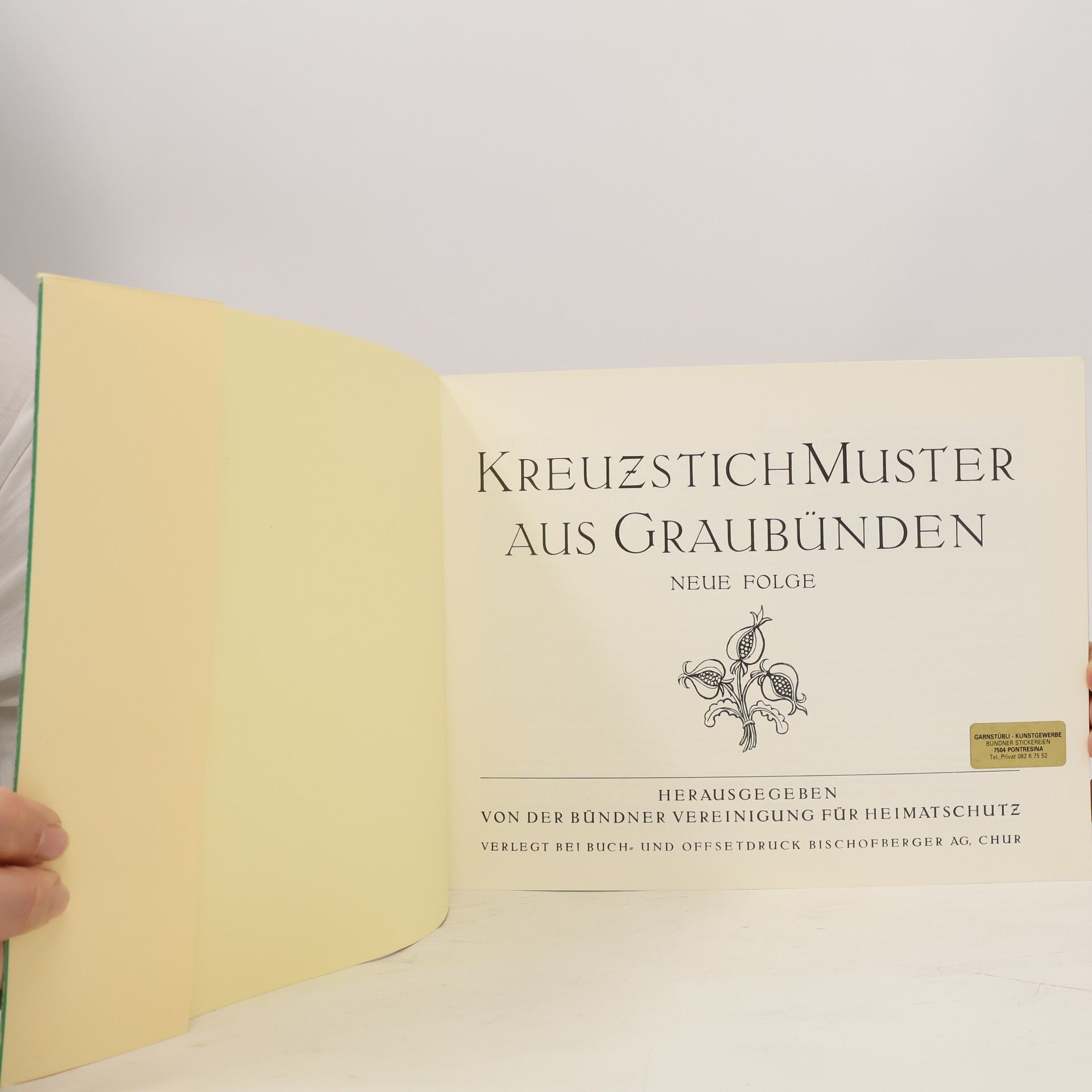 kolektiv Kreuzstich Muster aus Graubünden