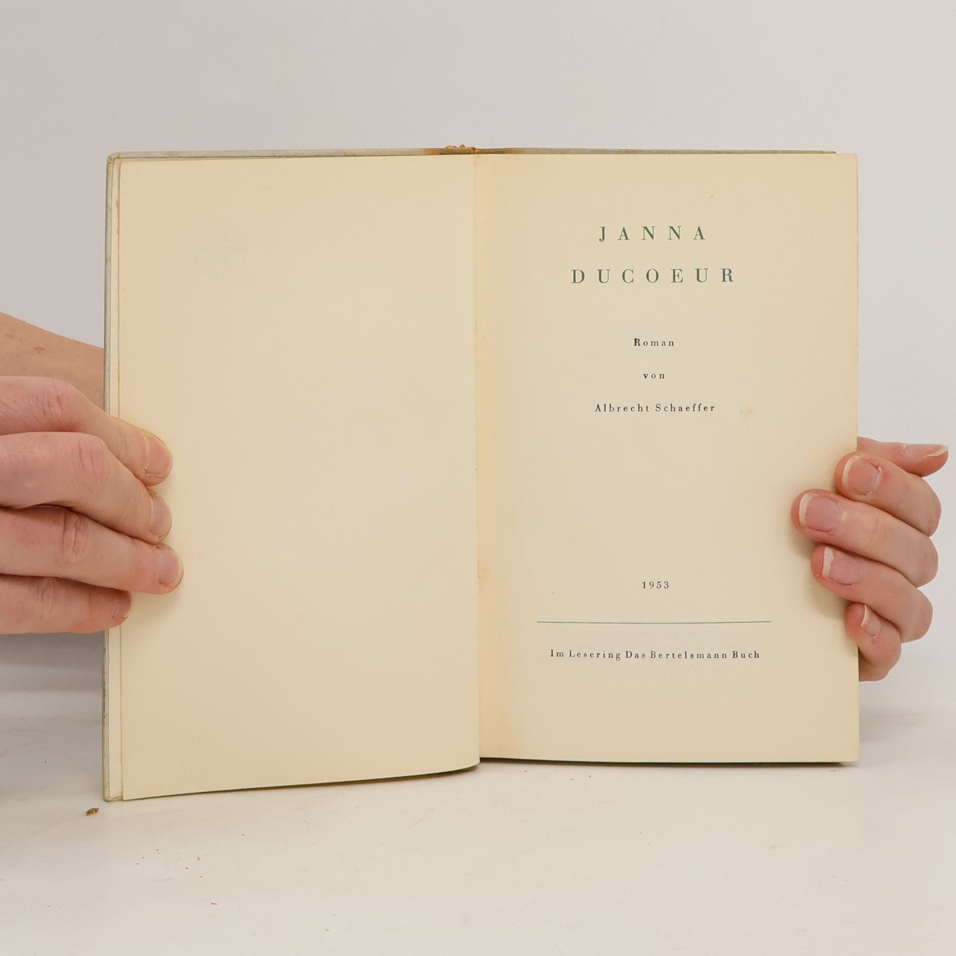 Albrecht Schaeffer Janna Ducoeur
