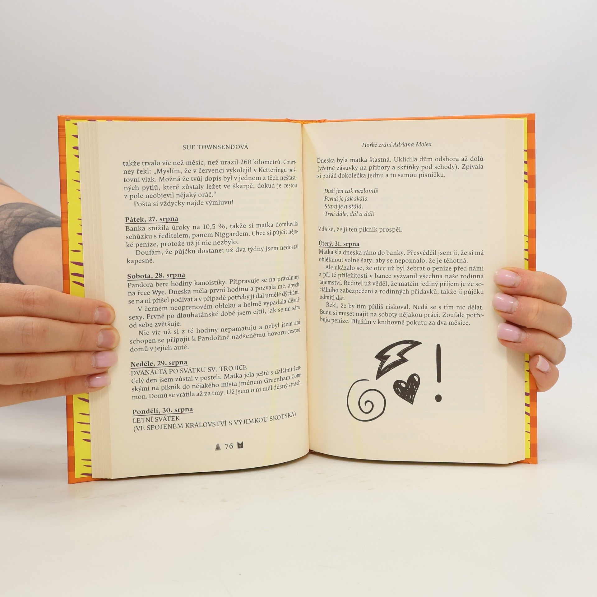 Sue Townsend Hořké zrání Adriana Molea