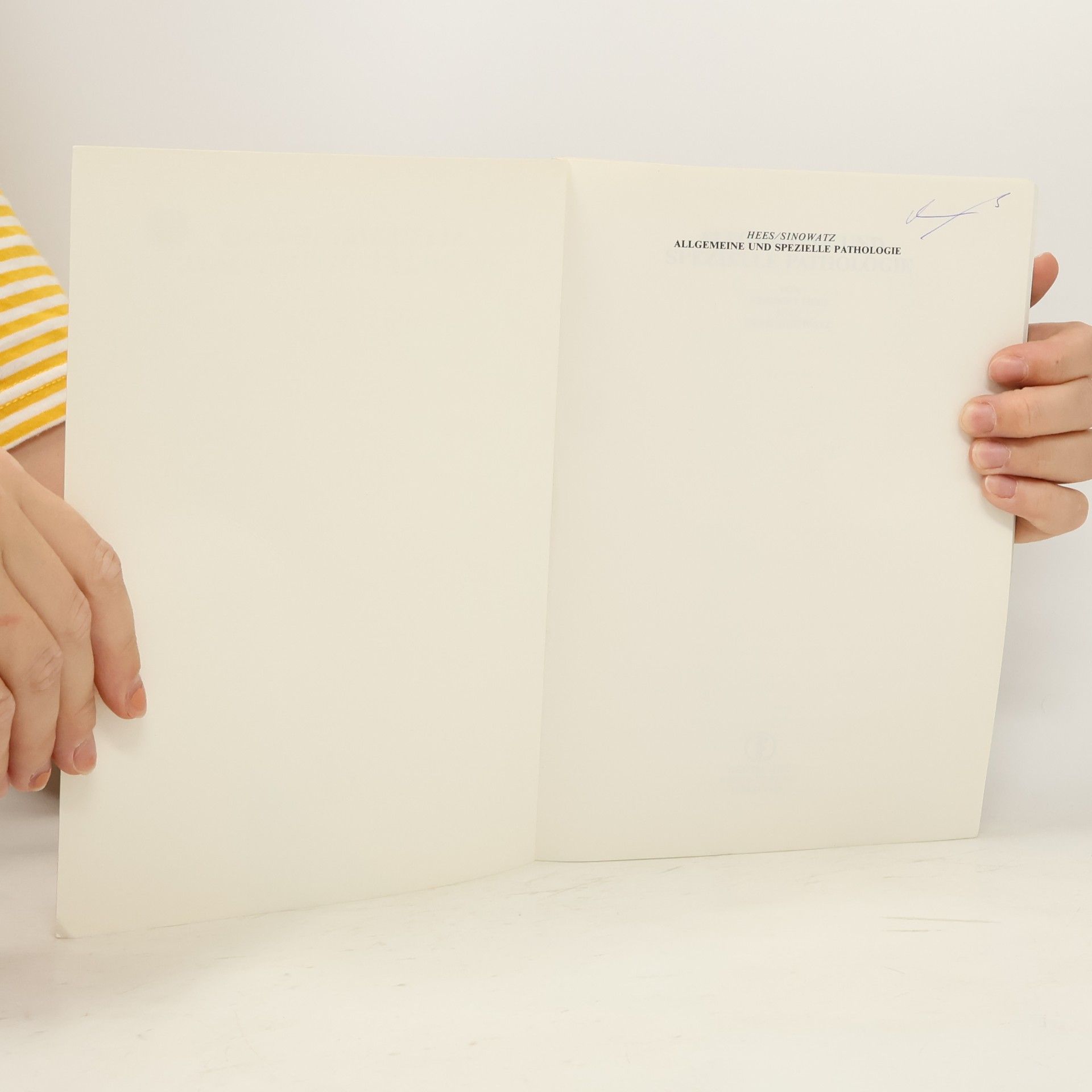Herbert Hees Allgemeine und spezielle Pathologie