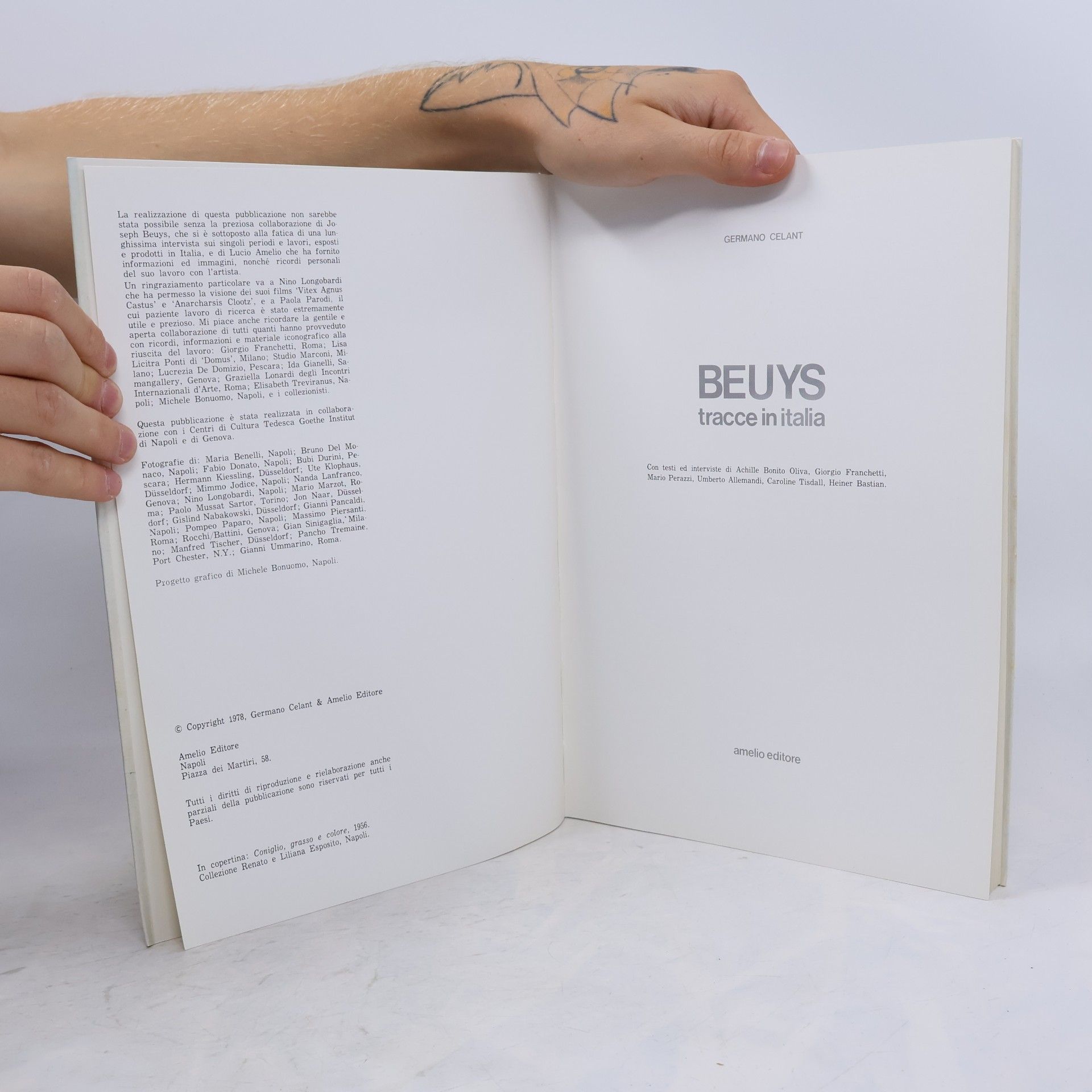 Joseph Beuys Beuys, tracce in Italia