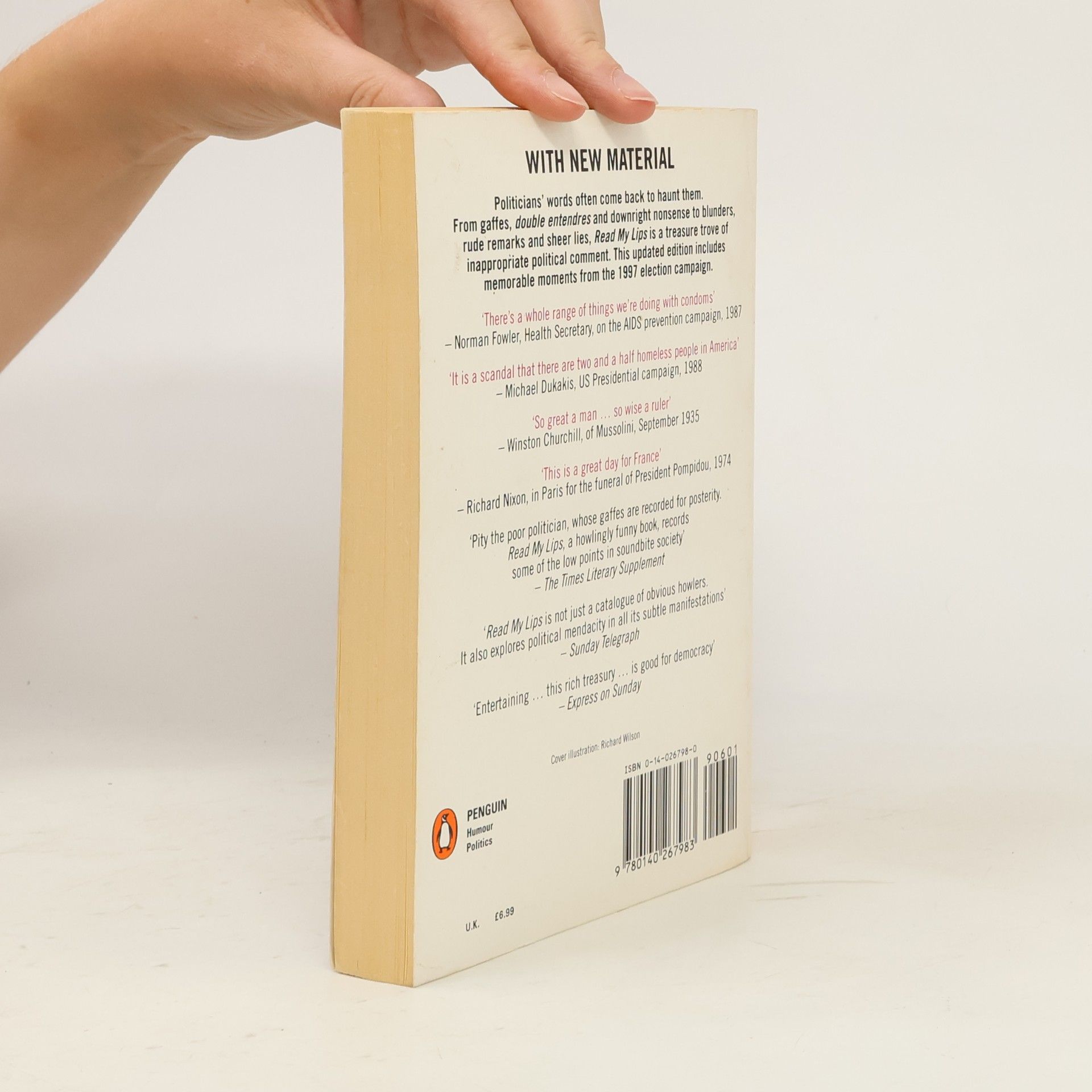 PHIL MASON' 'MATTHEW PARRIS Read My Lips - A Treasury Of The Things Politicians Wish They Hadn't Said