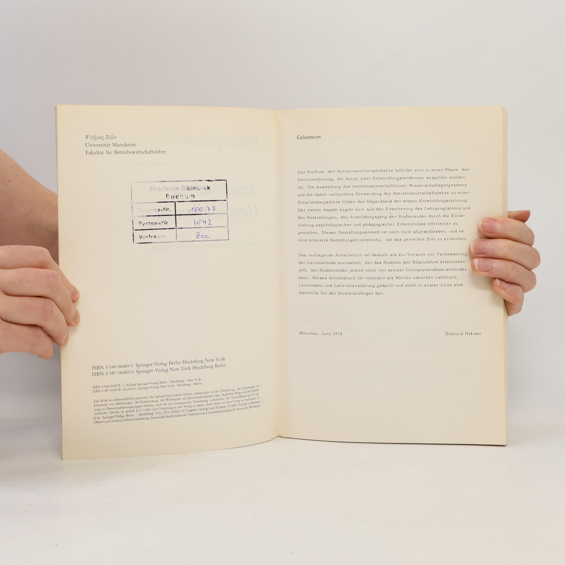 Wolfgang Zöller Heidelberger Arbeitsbücher - 2: Arbeitsbuch zu Handelsbilanzen