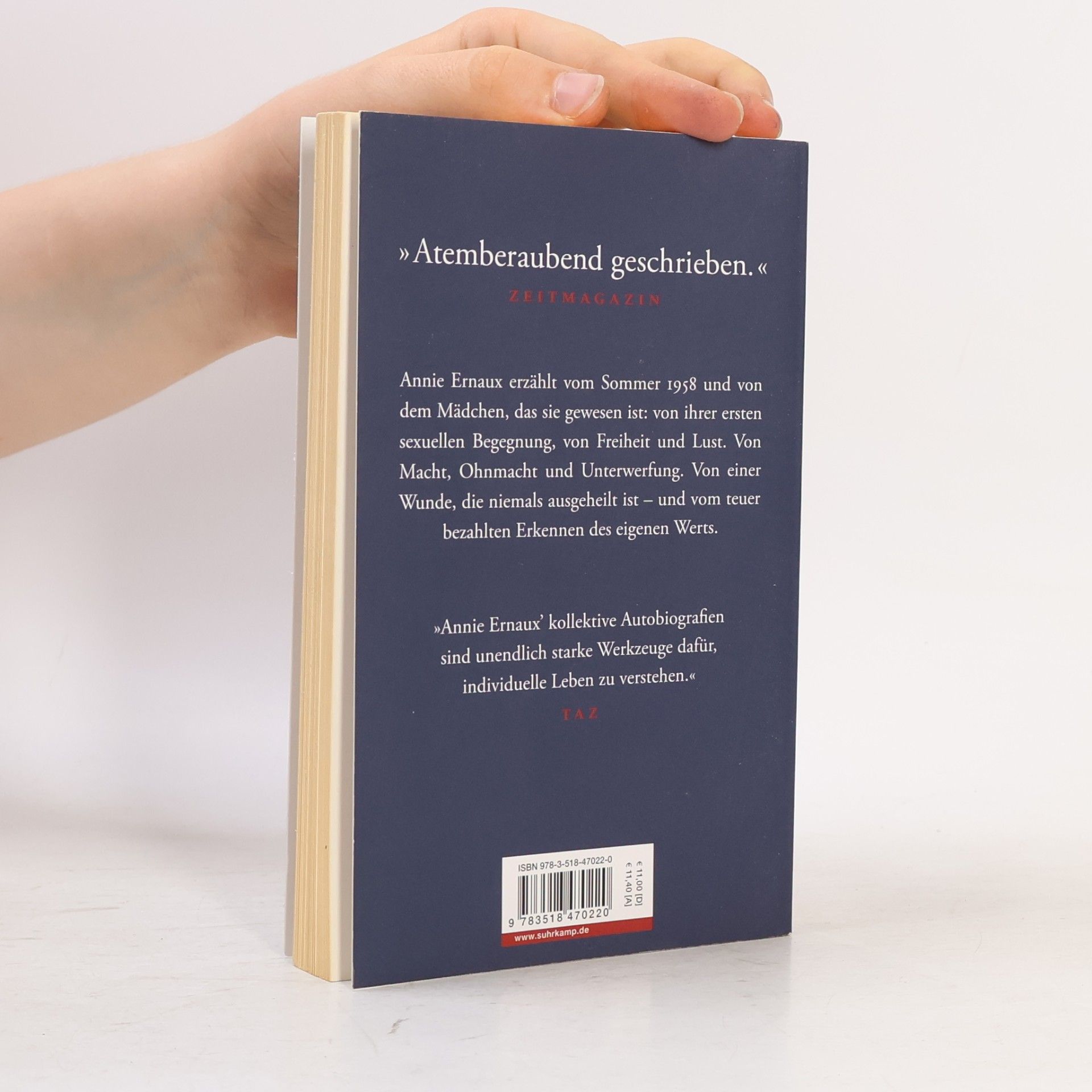 Annie Ernaux Erinnerung eines Mädchens