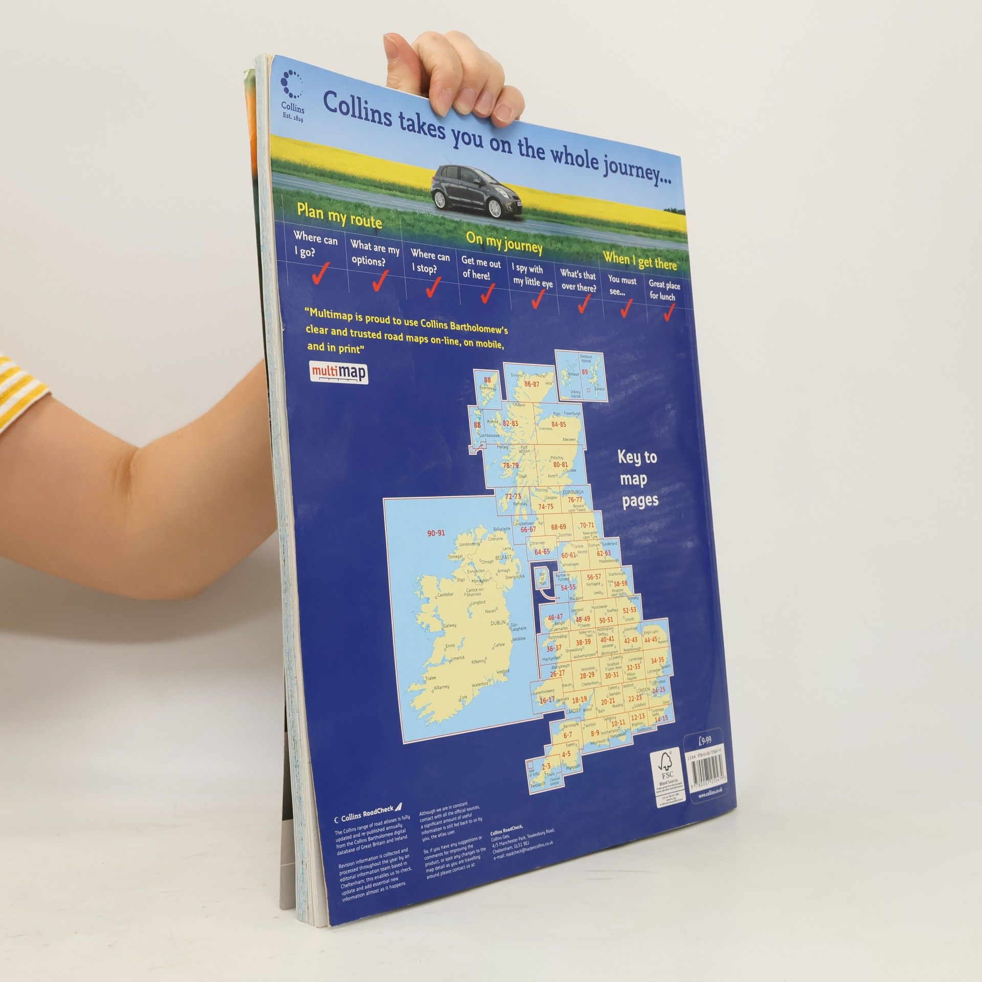 HarperCollins **ROAD ATLAS BRITAIN 08 BROC*