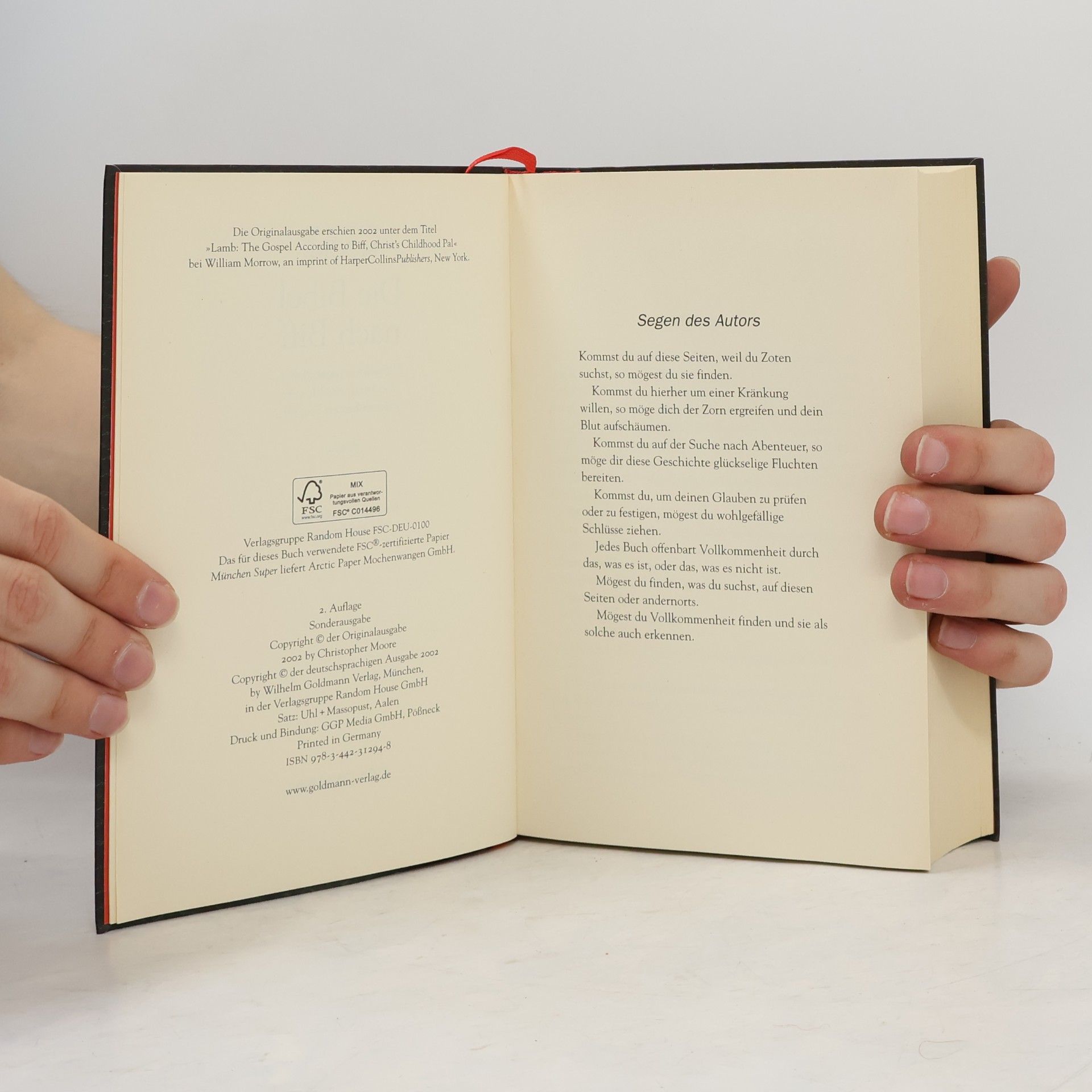 Christopher Moore Die Bibel nach Biff