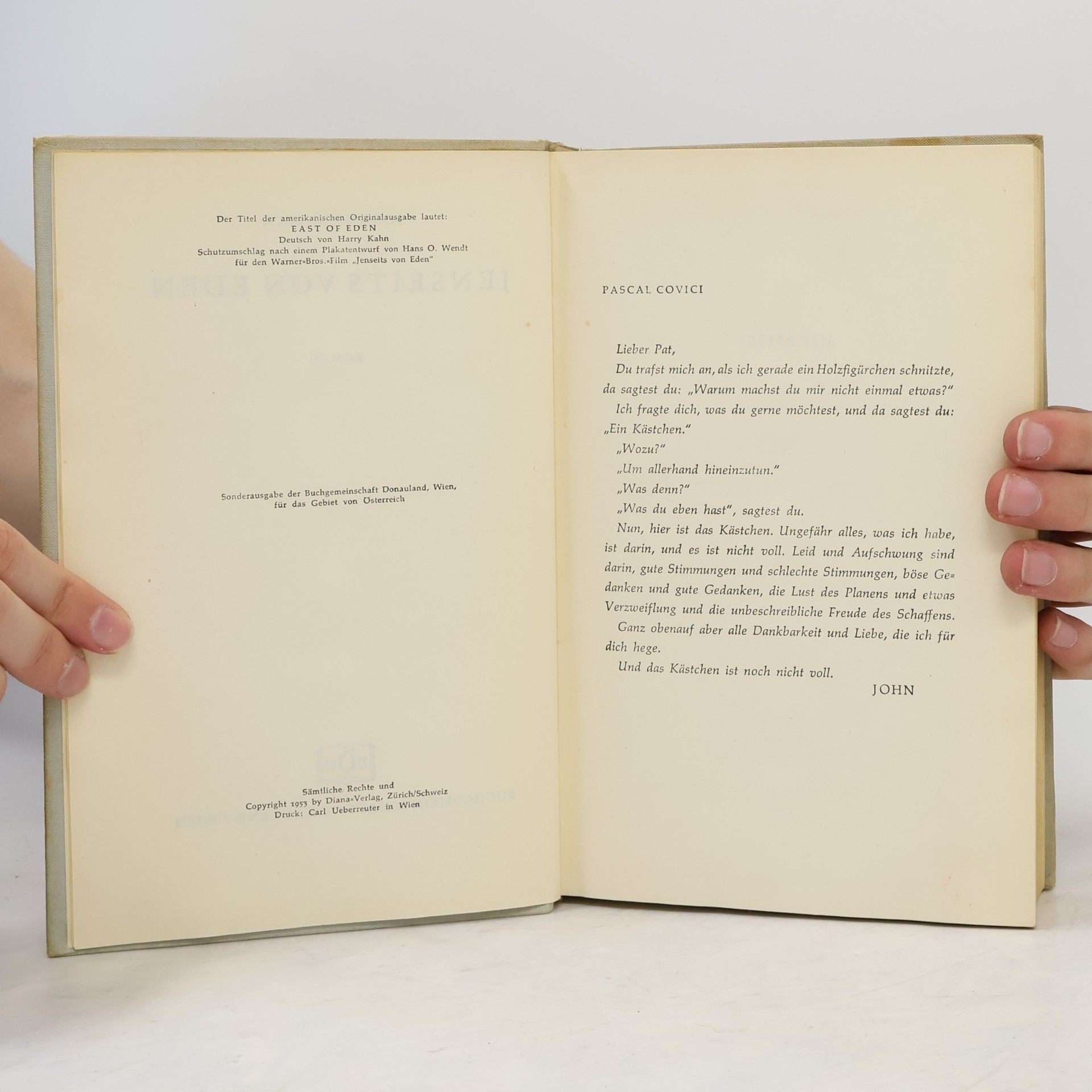 John Steinbeck Jenseits von Eden