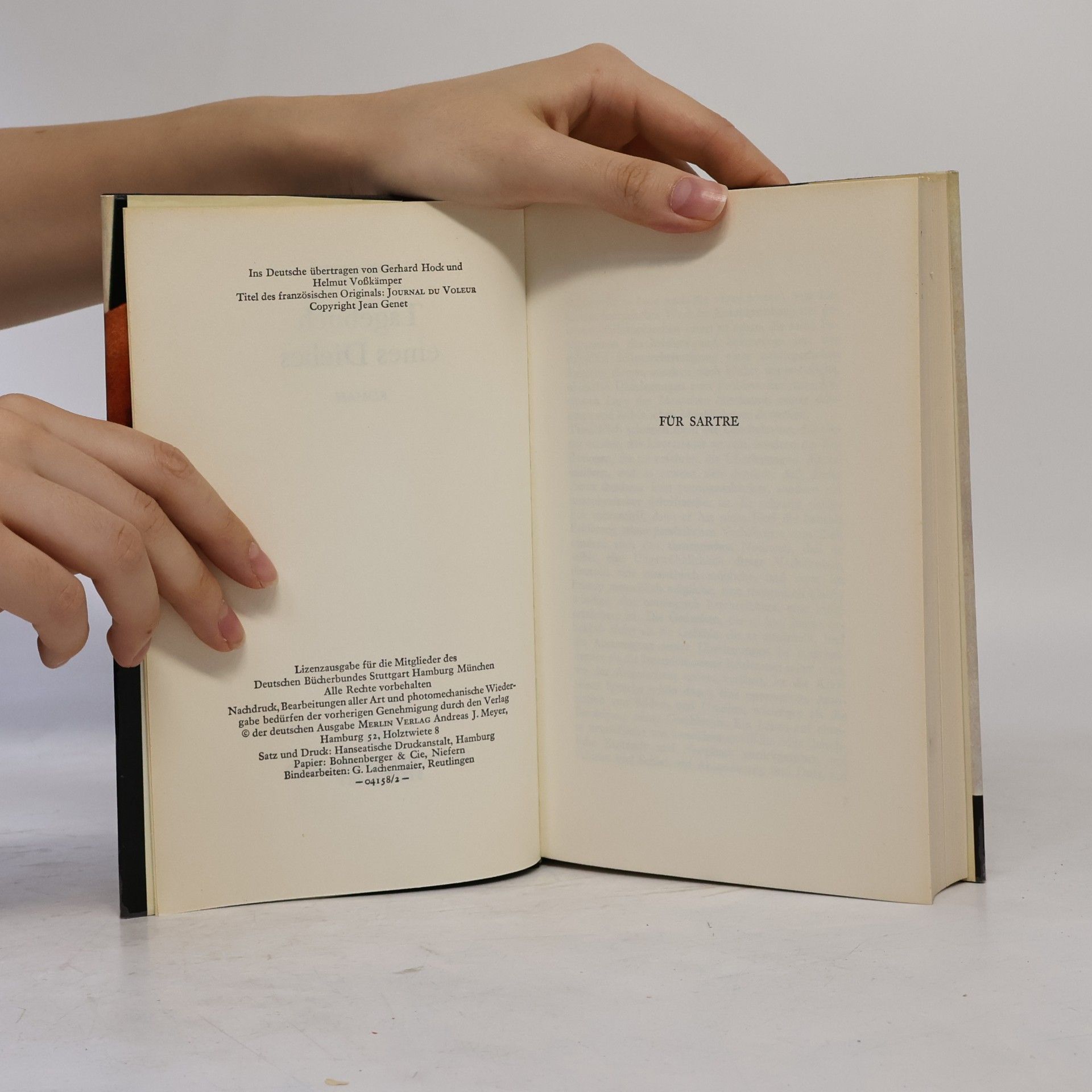 Jean Genet Tagebuch eines Diebes