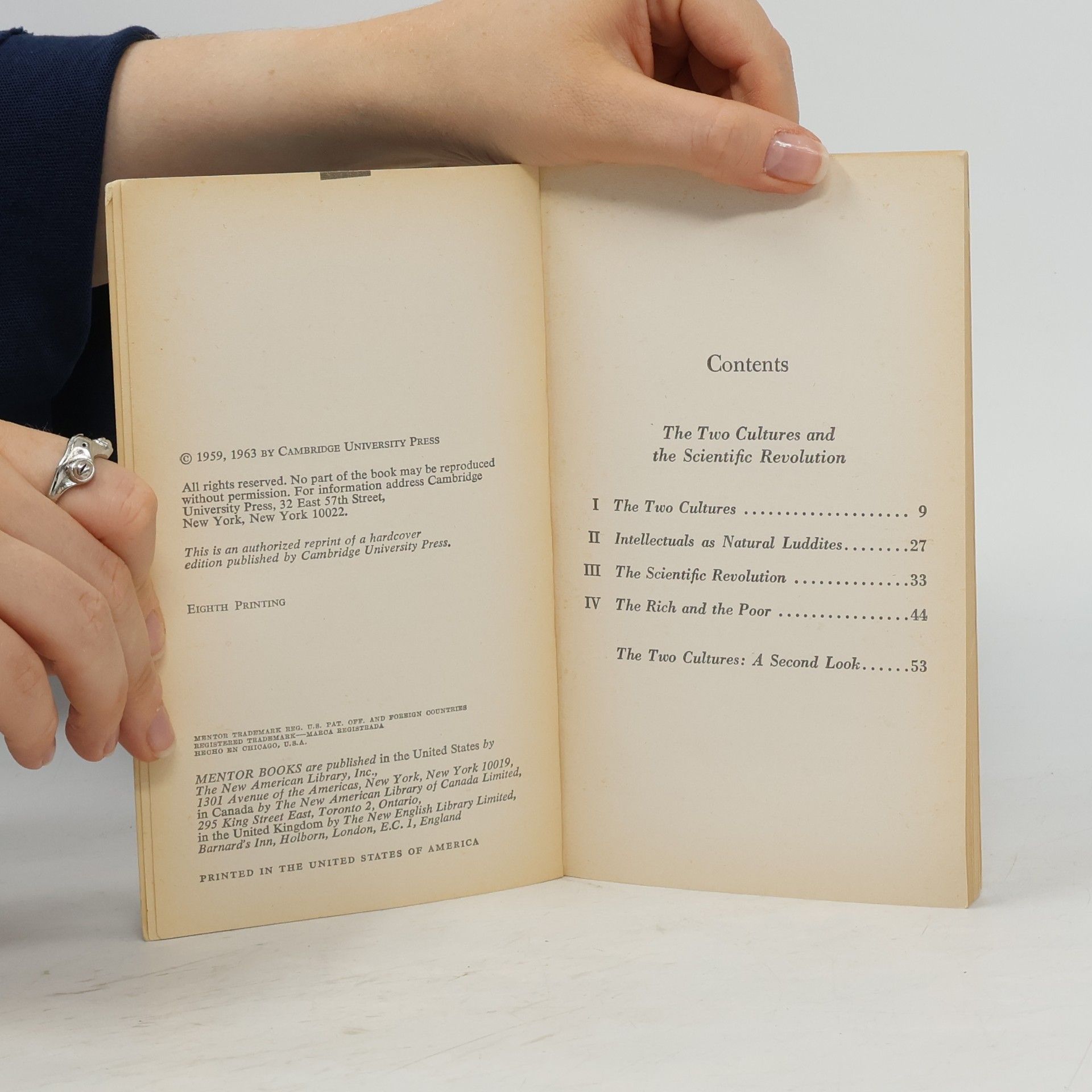 Charles Percy Snow The Two Cultures: And a Second Look