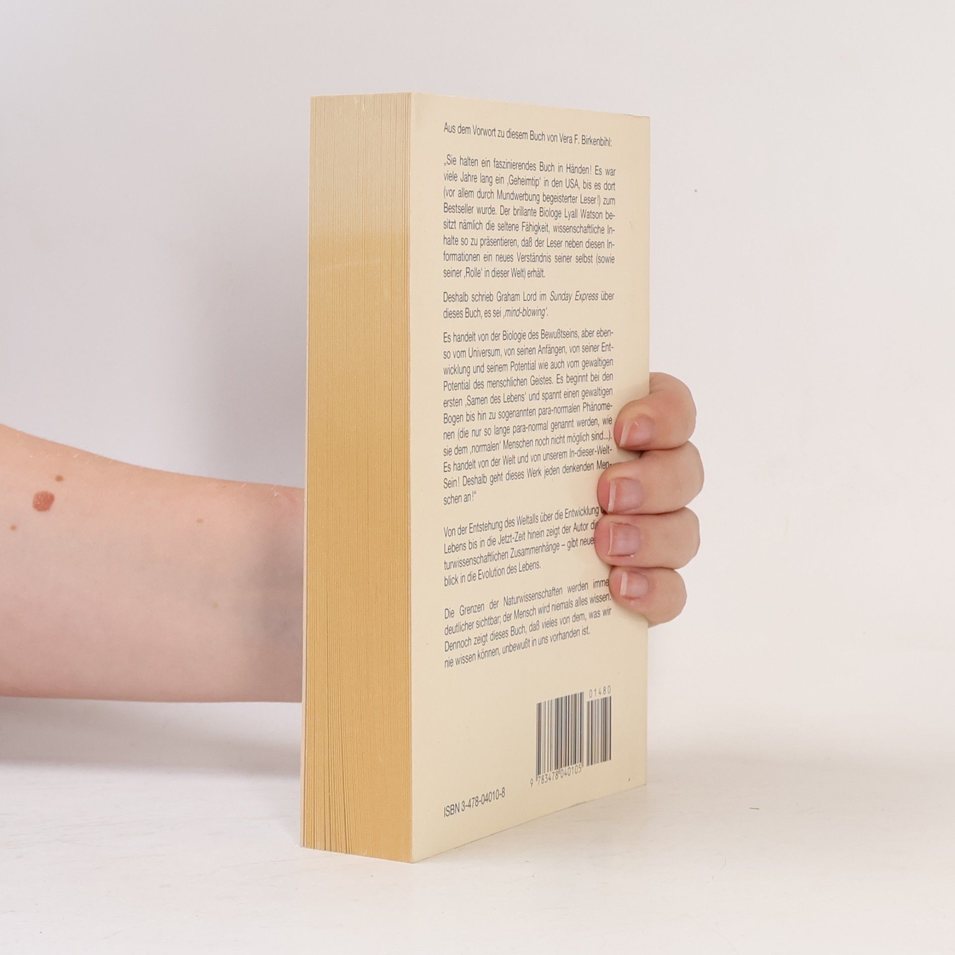 Lyall Watson Der unbewusste Mensch