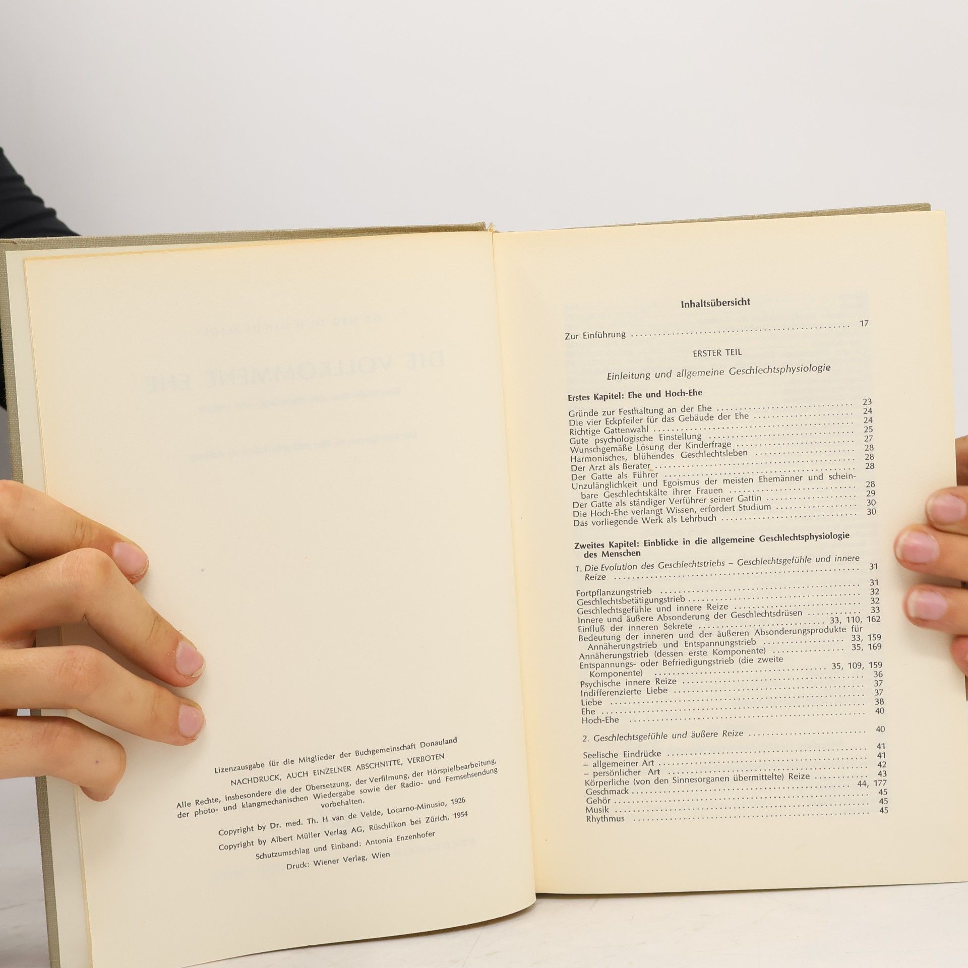 Theodoor Hendrik Van de Velde Die vollkommene Ehe