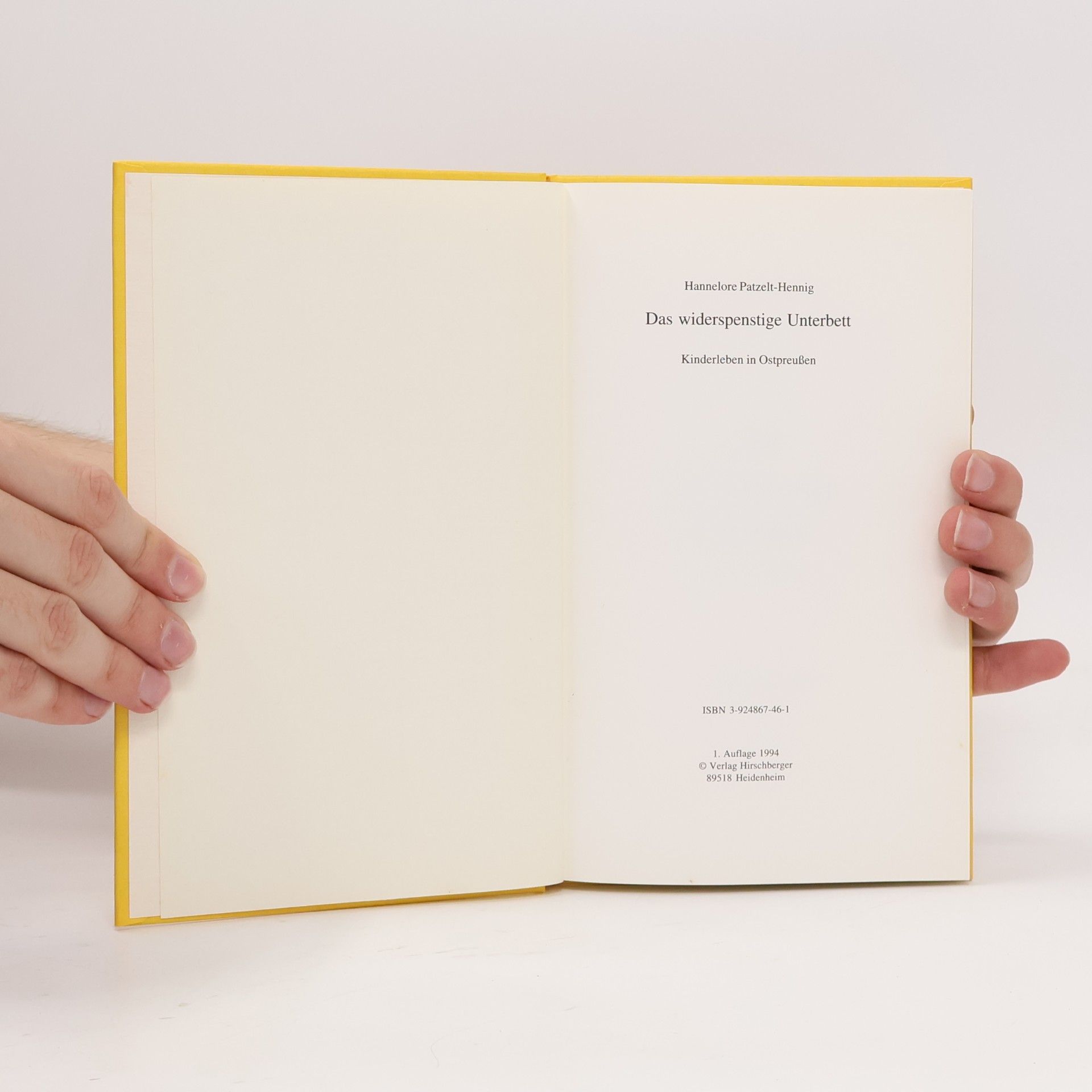 Hannelore Patzelt-Hennig Das widerspenstige Unterbett