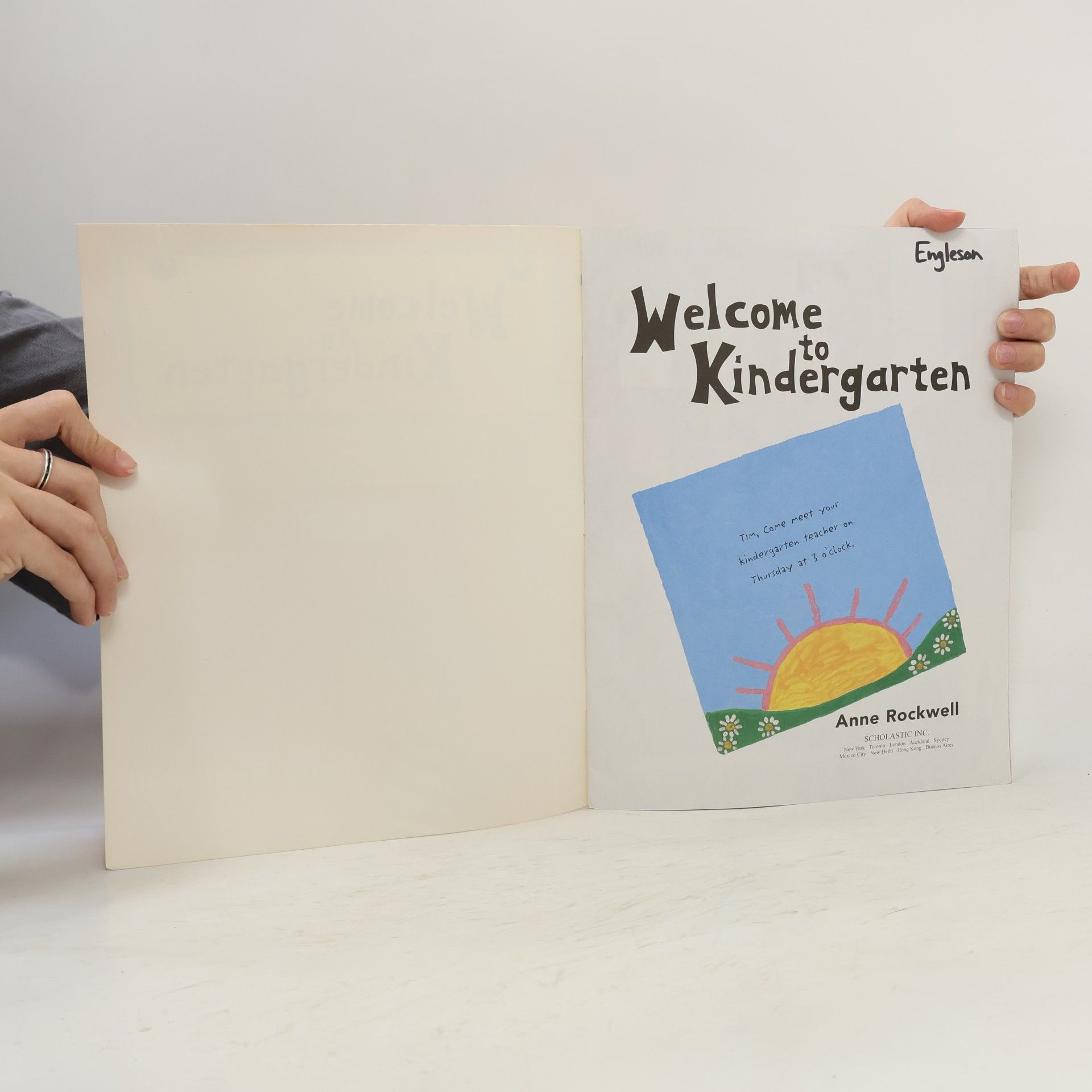 Anne F. Rockwell Welcome to Kindergarten