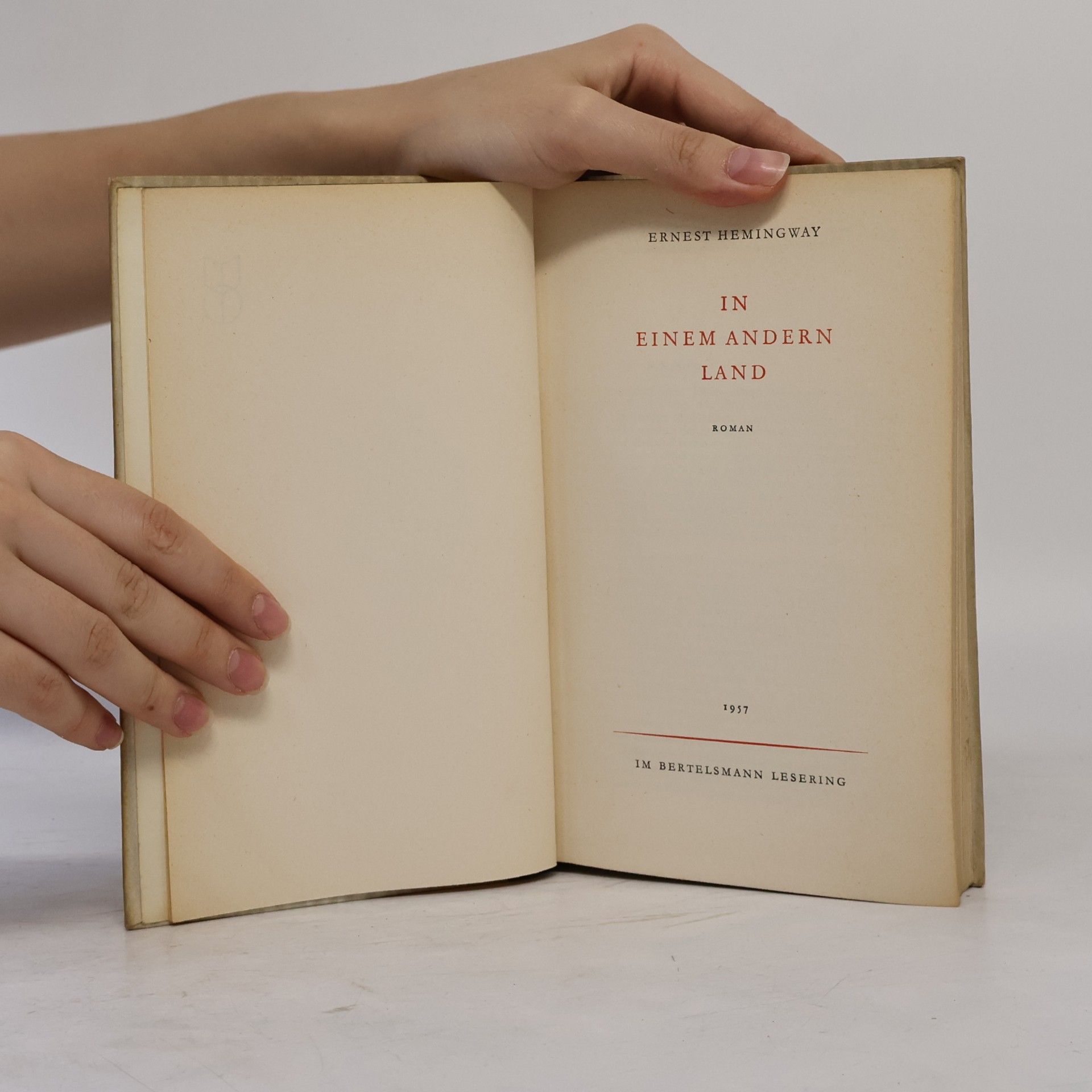 Ernest Hemingway In einem andern Land