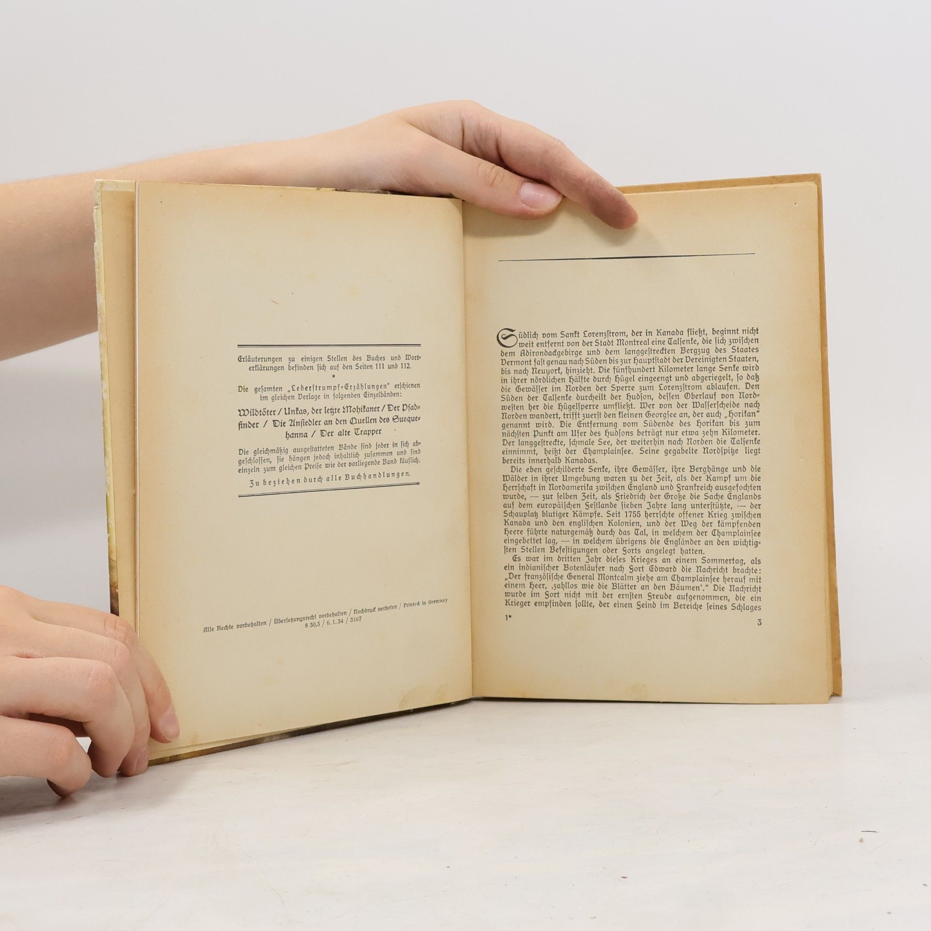 James Fenimore Cooper Unkas, der letzte Mohikaner