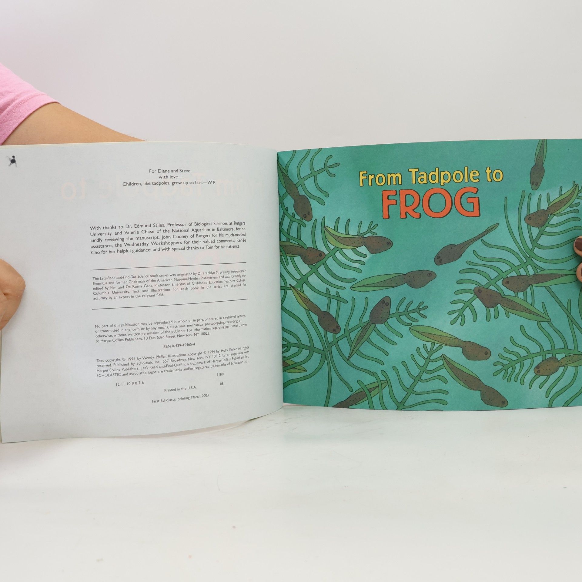 Wendy Pfeffer Let's-Read-and-Find-Out Science: From a Tadpole to Frog