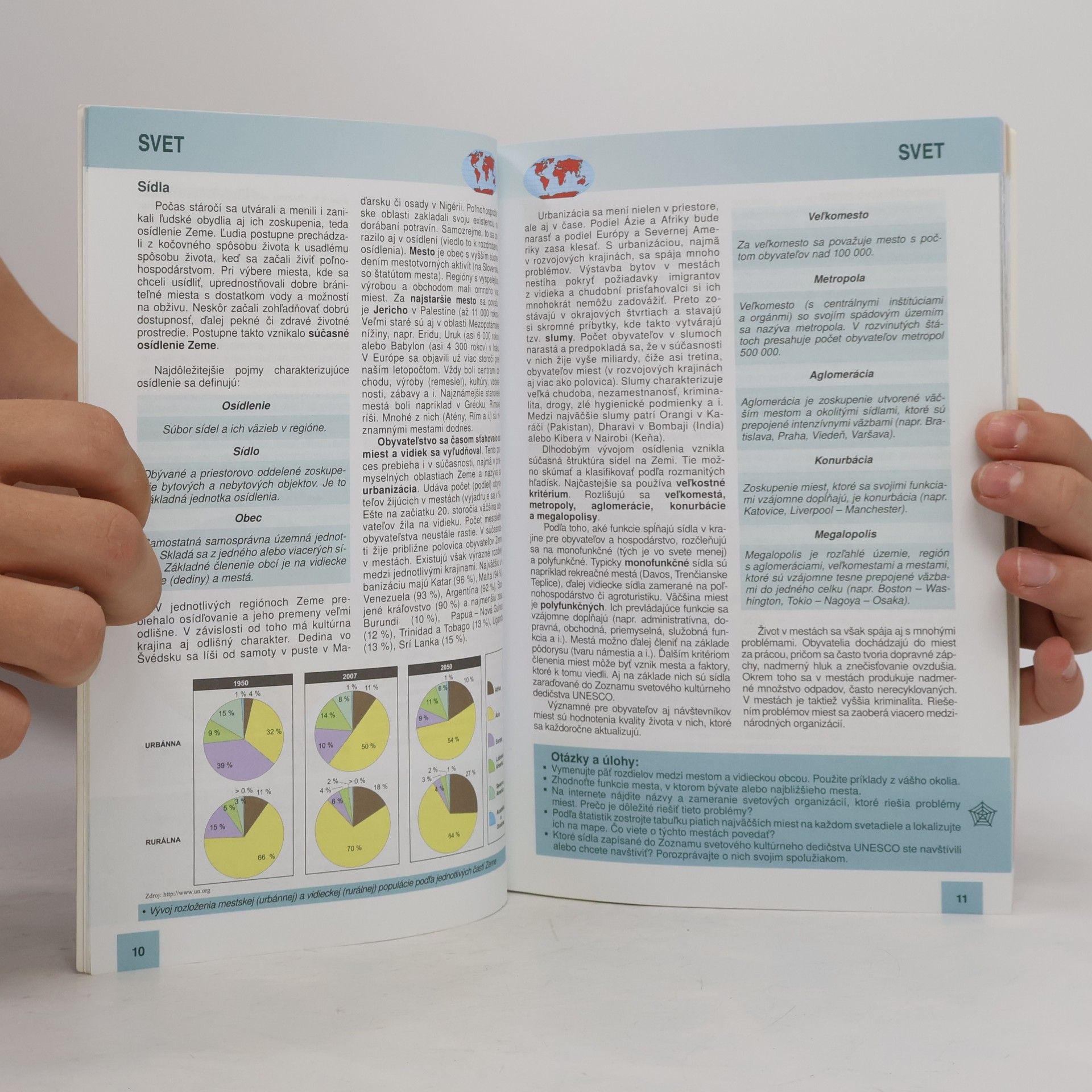 Various authors Geografia pre 2. ročník gymnázií