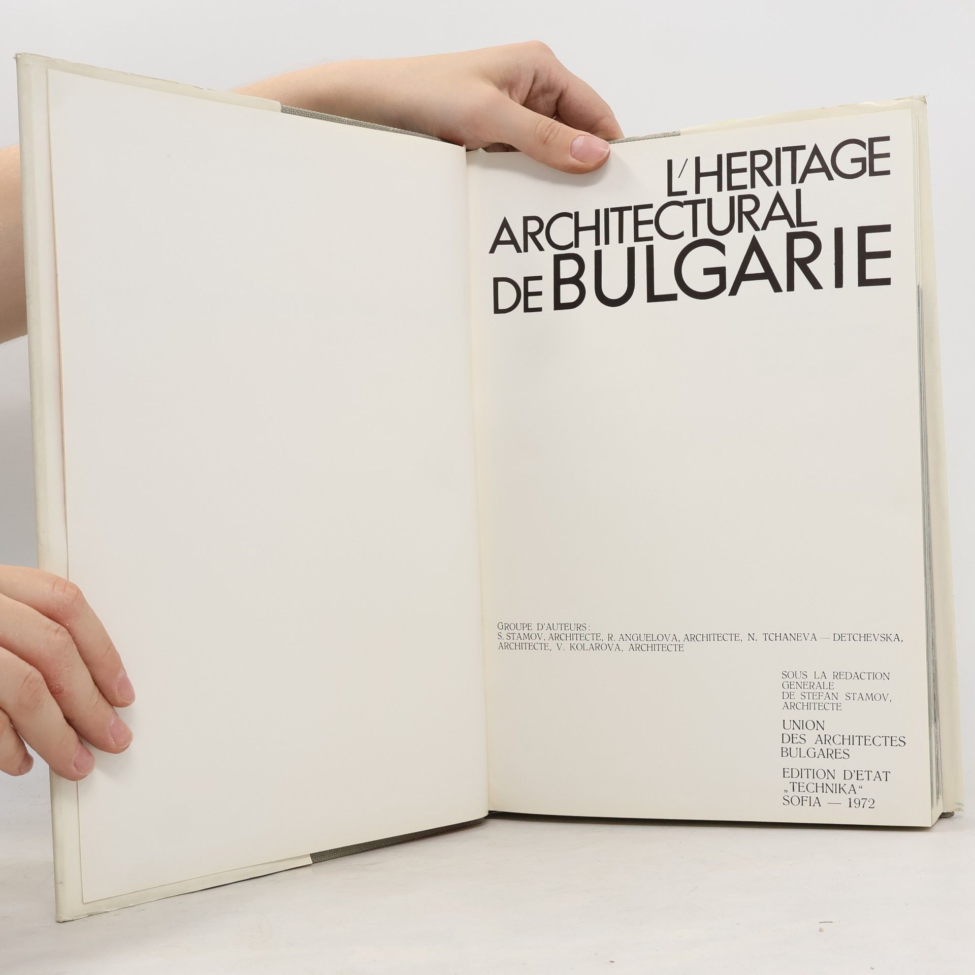 Stefan Andonov Stamov L'héritage architectural de Bulgarie
