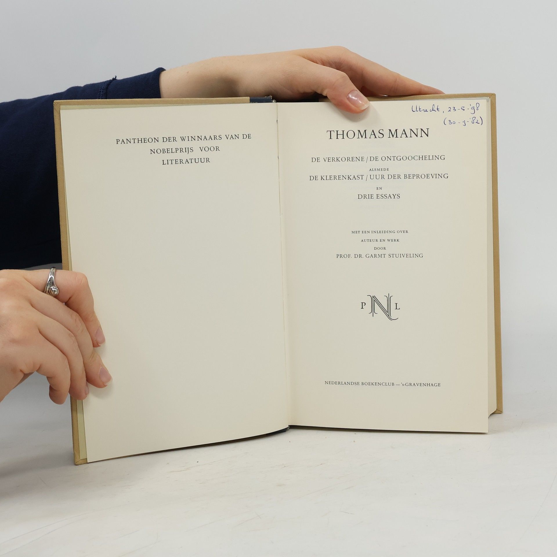 Thomas Mann De verkorene. De ontgoocheling alsmede De klerenkast. Uur der beproeving en Drie essays
