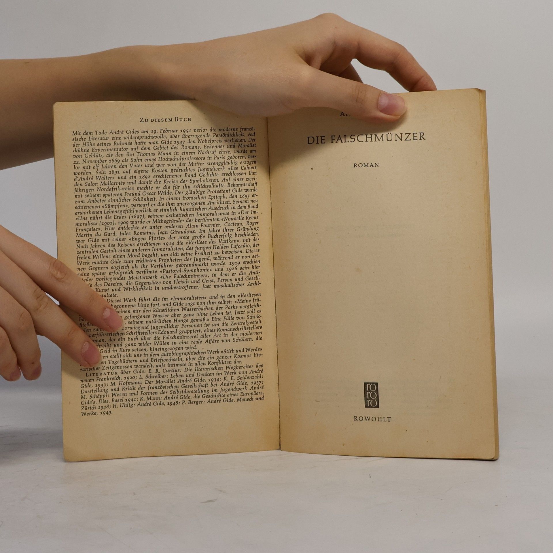André Gide Die Falschmünzer