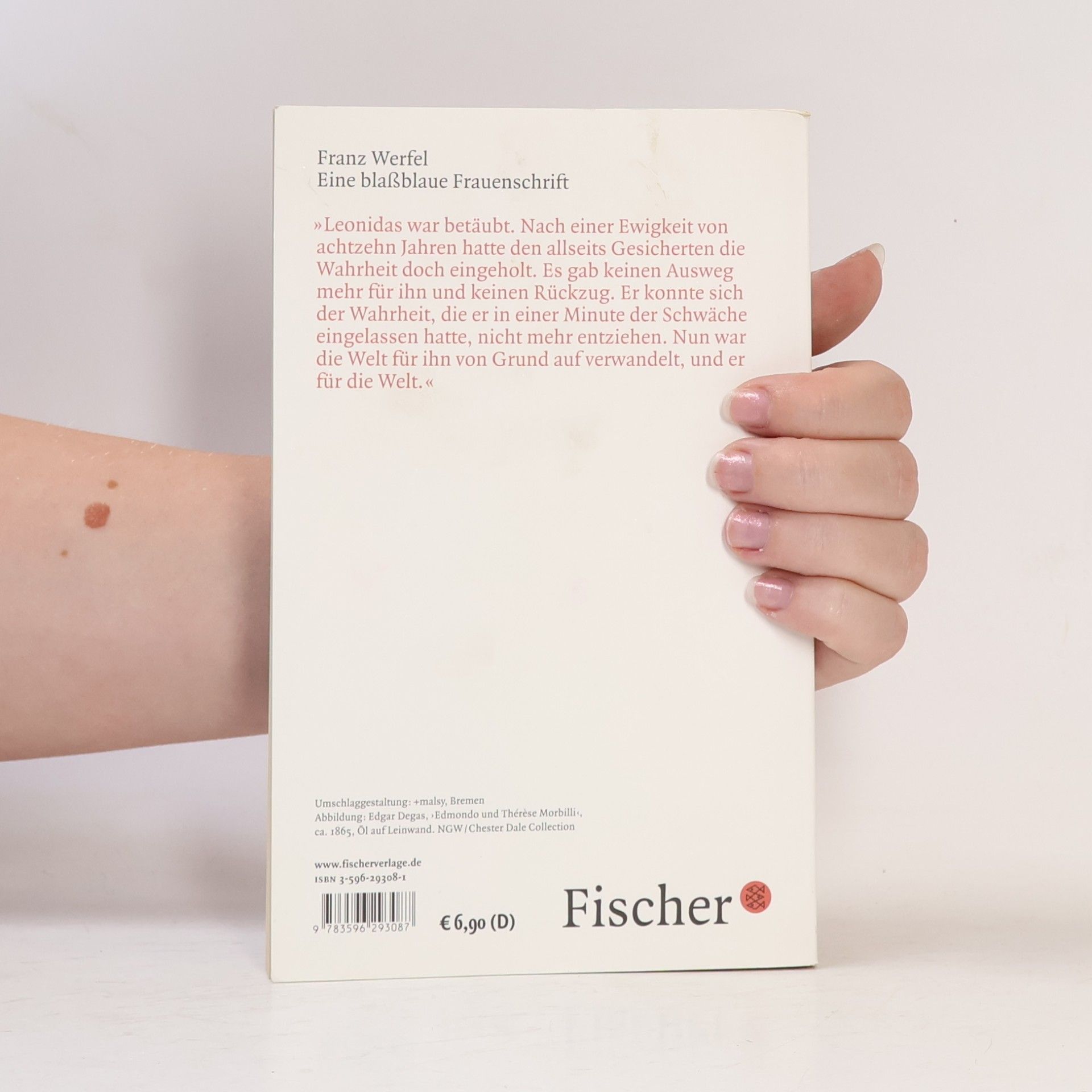Franz Werfel Eine blaßblaue Frauenschrift