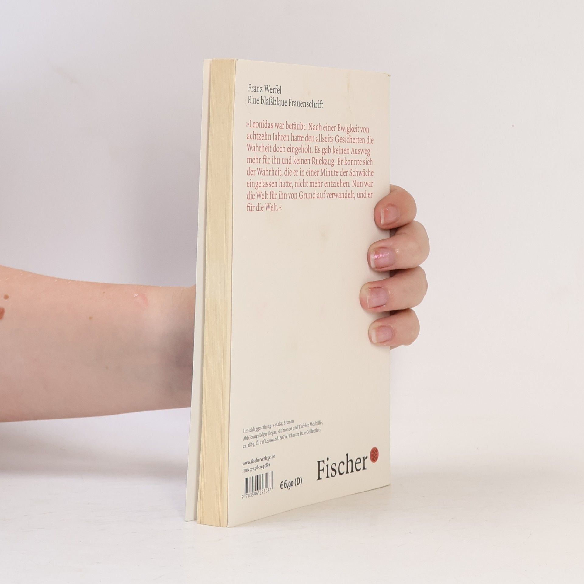 Franz Werfel Eine blaßblaue Frauenschrift