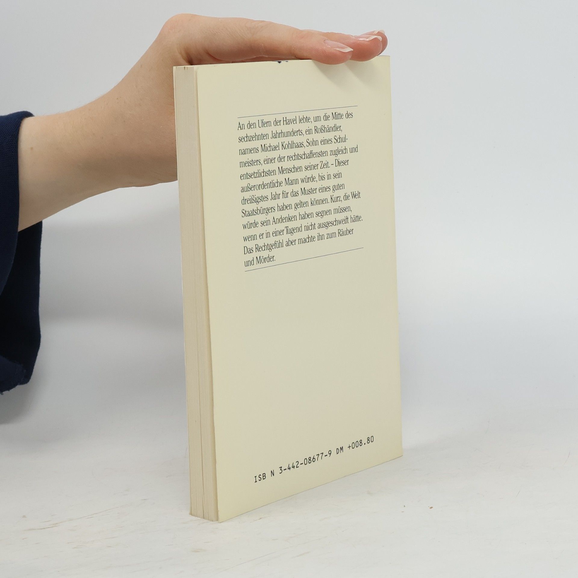 Heinrich von Kleist Michael Kohlhaas. Erzählung.