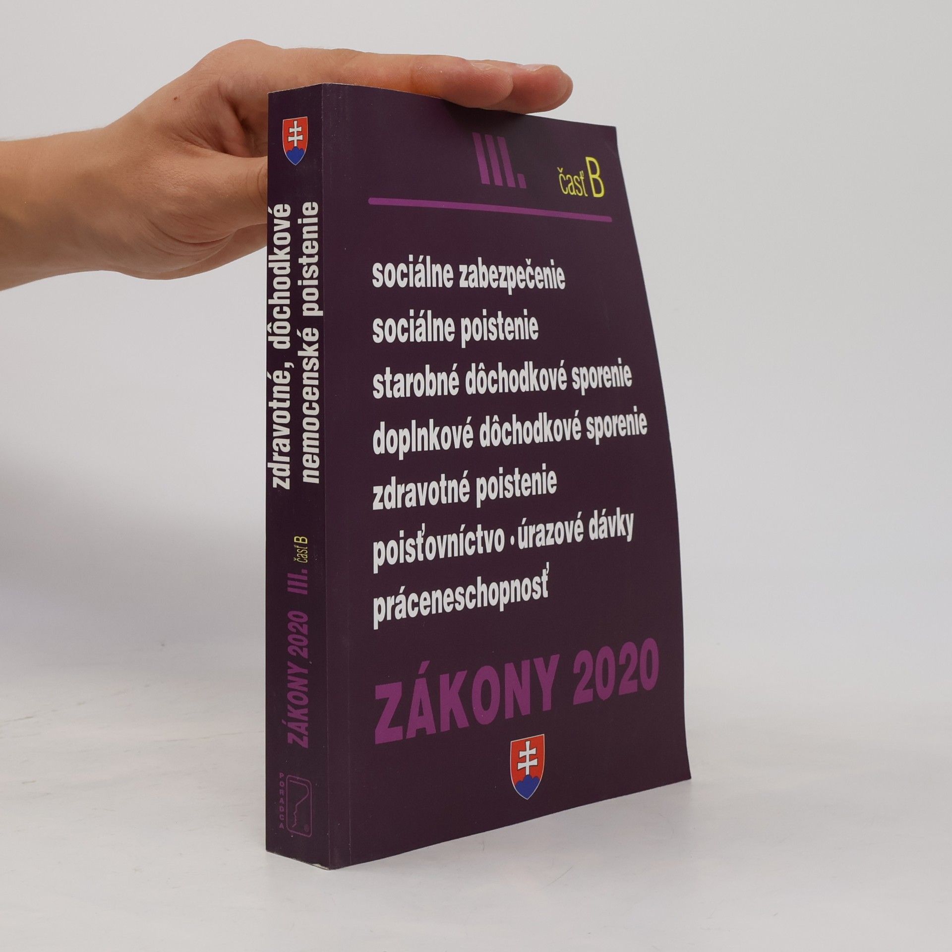 Auteurscollectief Zákony 2020 III. časť B