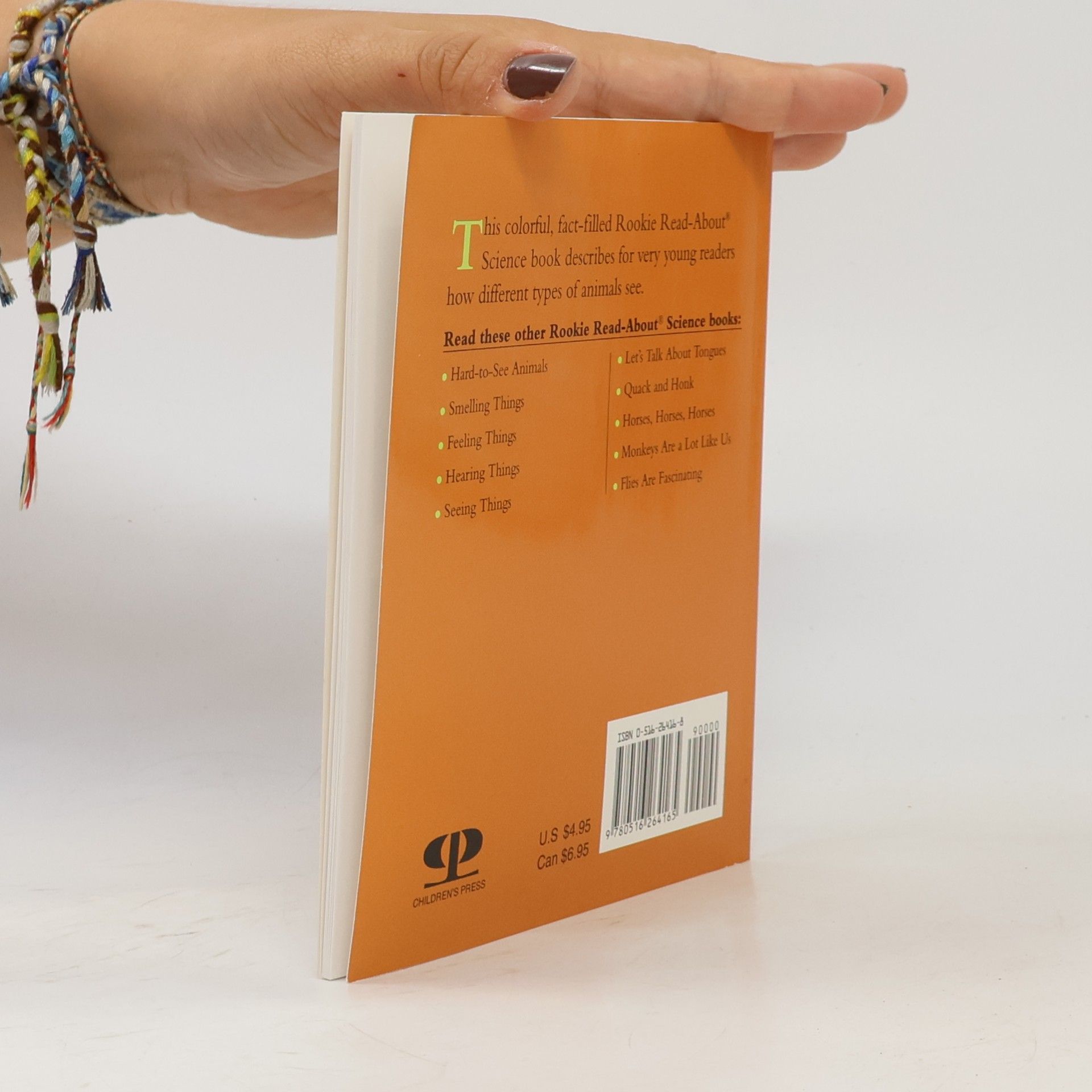 ALLAN FOWLER Rookie Read-About Science: How Animals See Things